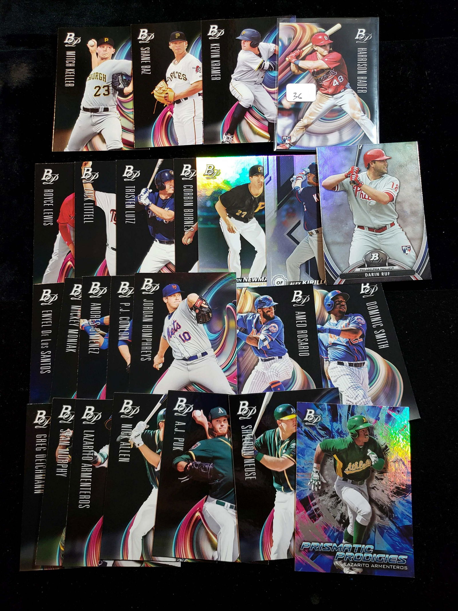 2018 AND 2019 BOWMAN PLATINUM ROOKIE CARDS (25) (1 of 1)
