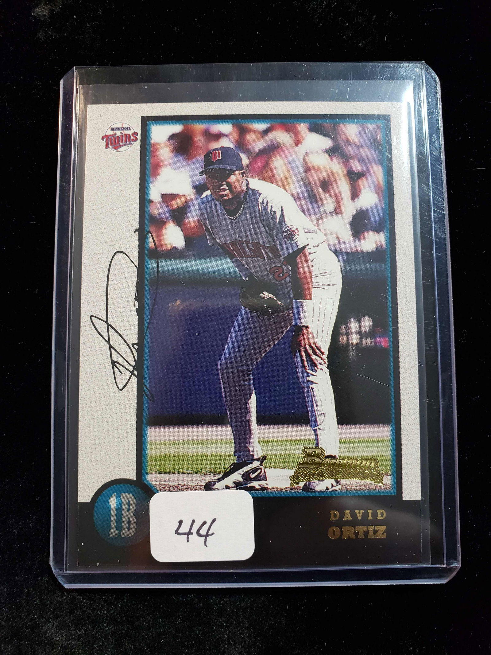 DAVID ORTIZ MINNESOTA/BOSTON RED SOX ROOKIE CARD (1 of 1)