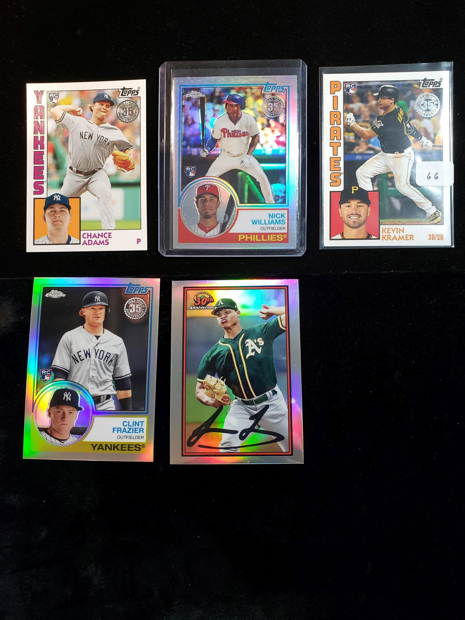 TOPPS/BOWMAN ANNIVERSRY INSERT ROOKIE CARD (1 of 1)