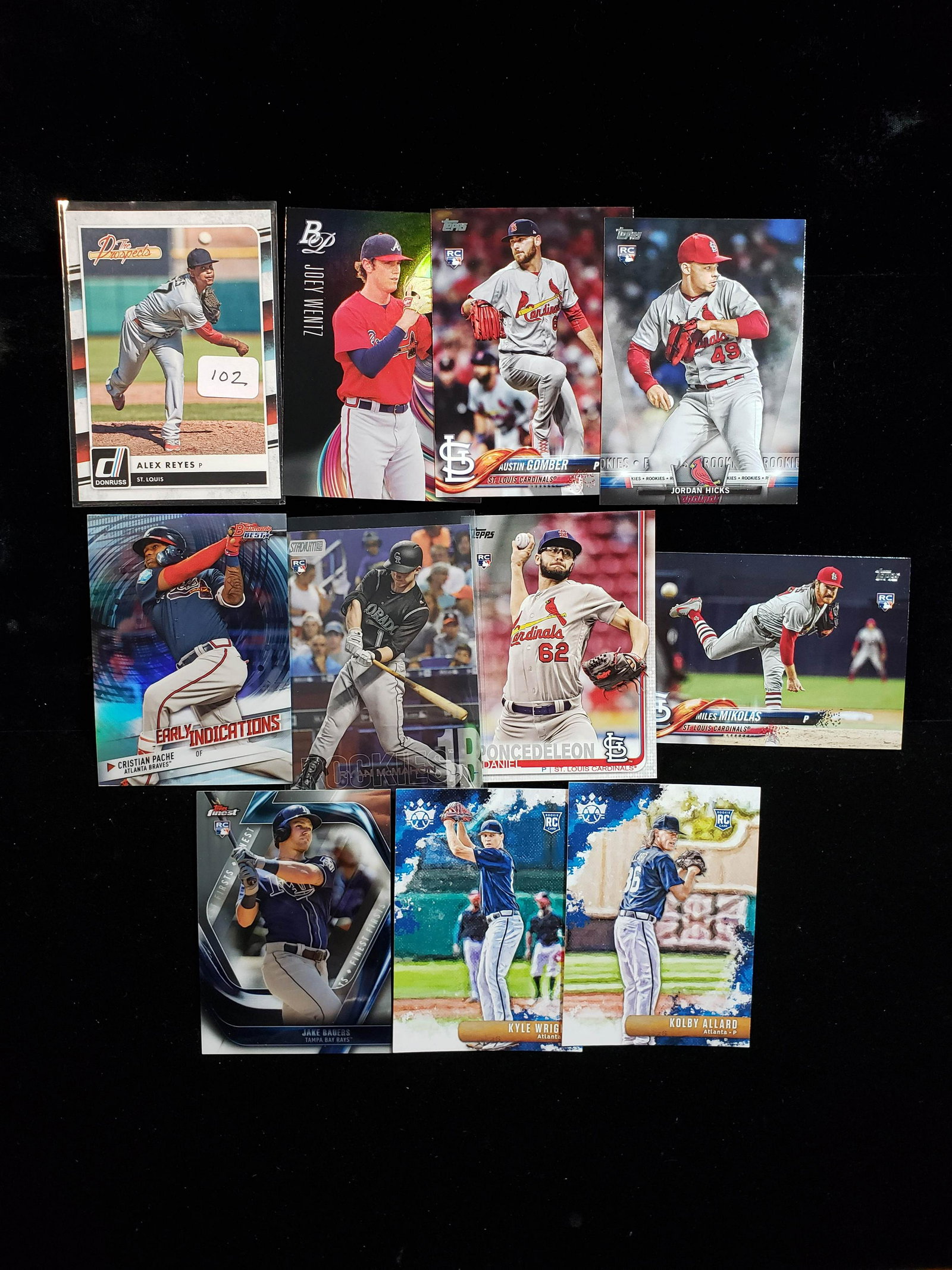 BASEBALL ROOKIES AND PROSPECTS CARD COLLECTION (1 of 1)