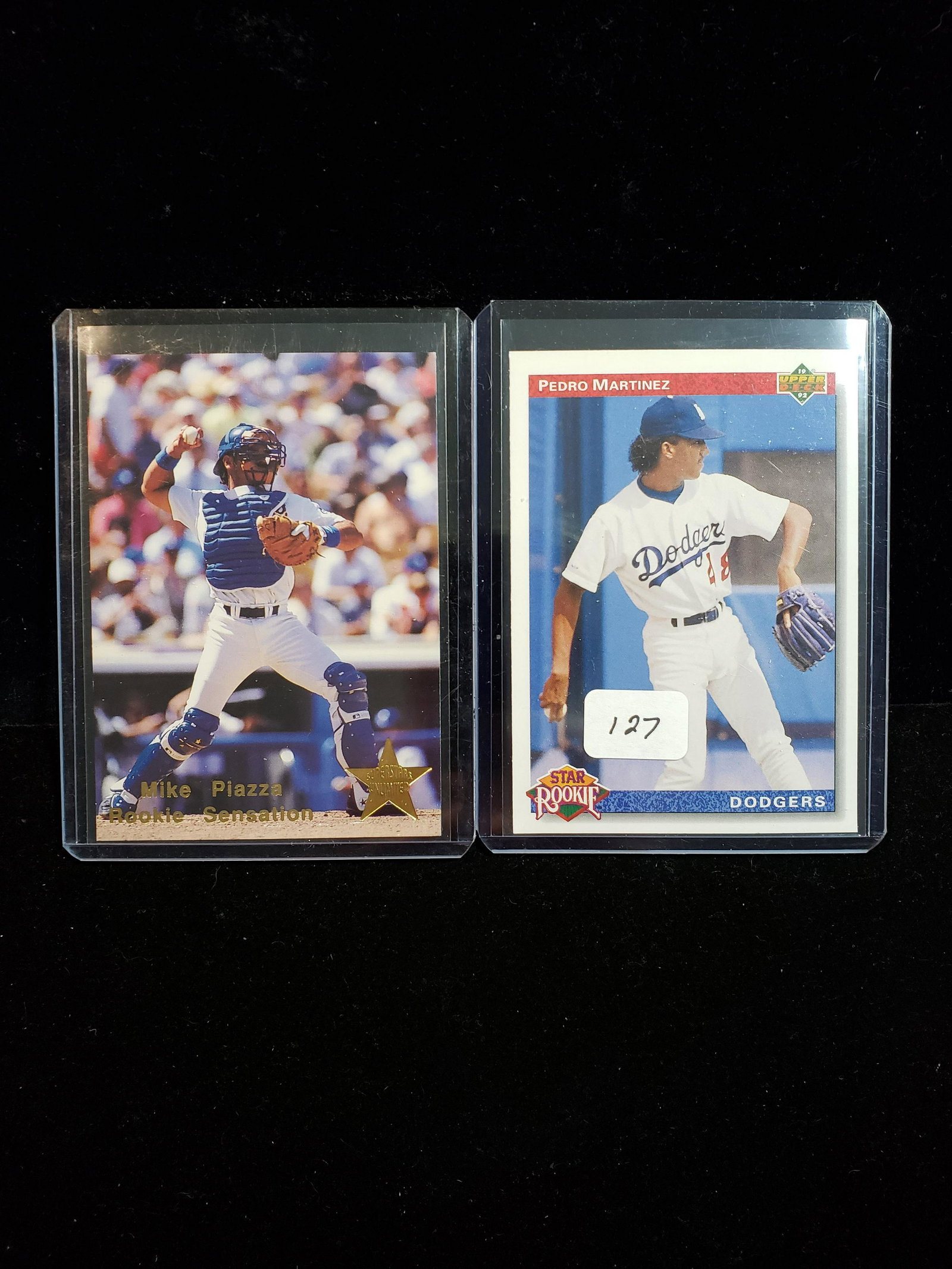 LOS ANGELES DODGERS HALL OF FAMERS ROOKIE CARDS (1 of 1)