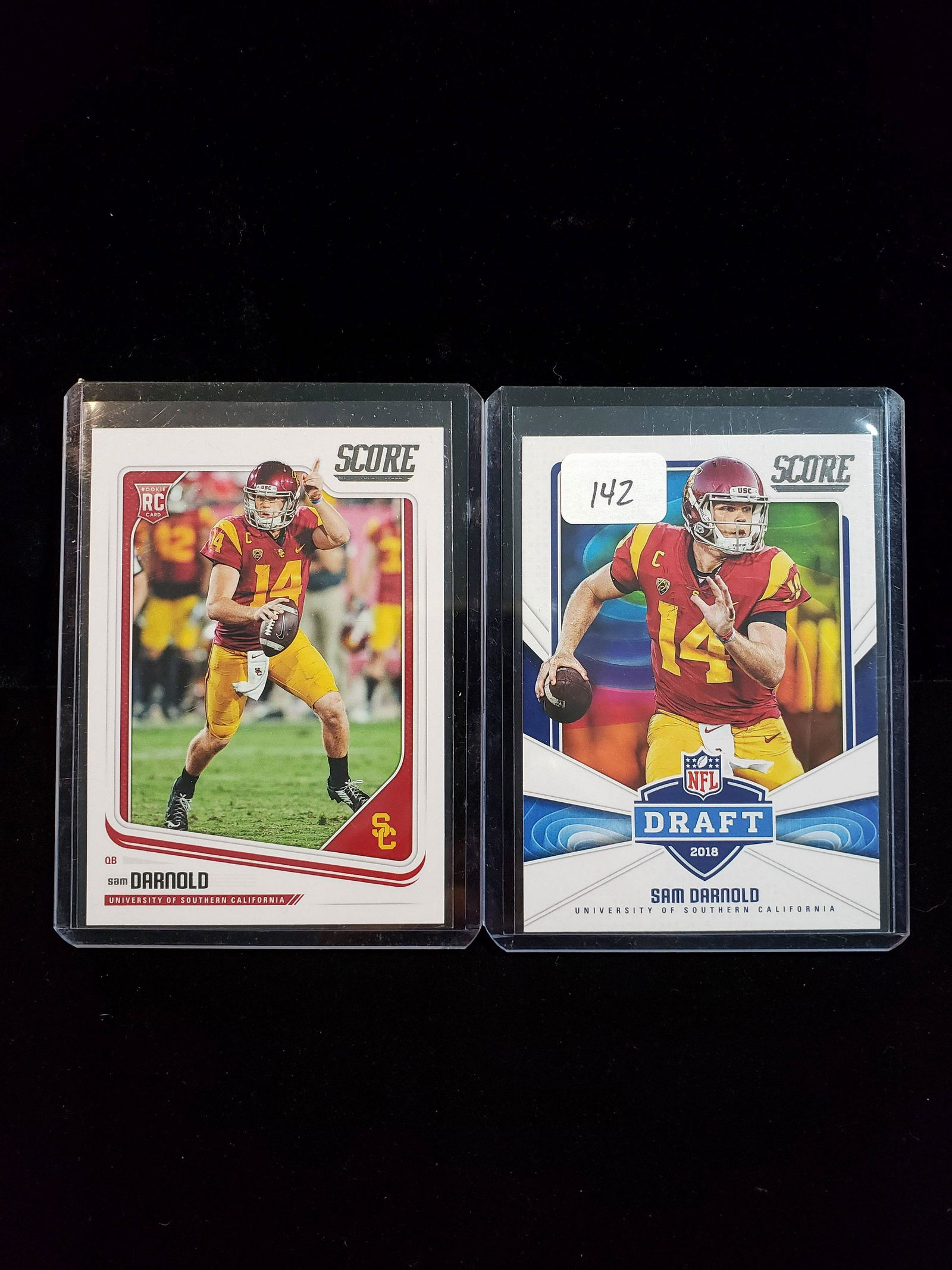 SAM DARNOLD USC TROJANS NEW YORK JETS ROOKIE CARD (1 of 1)