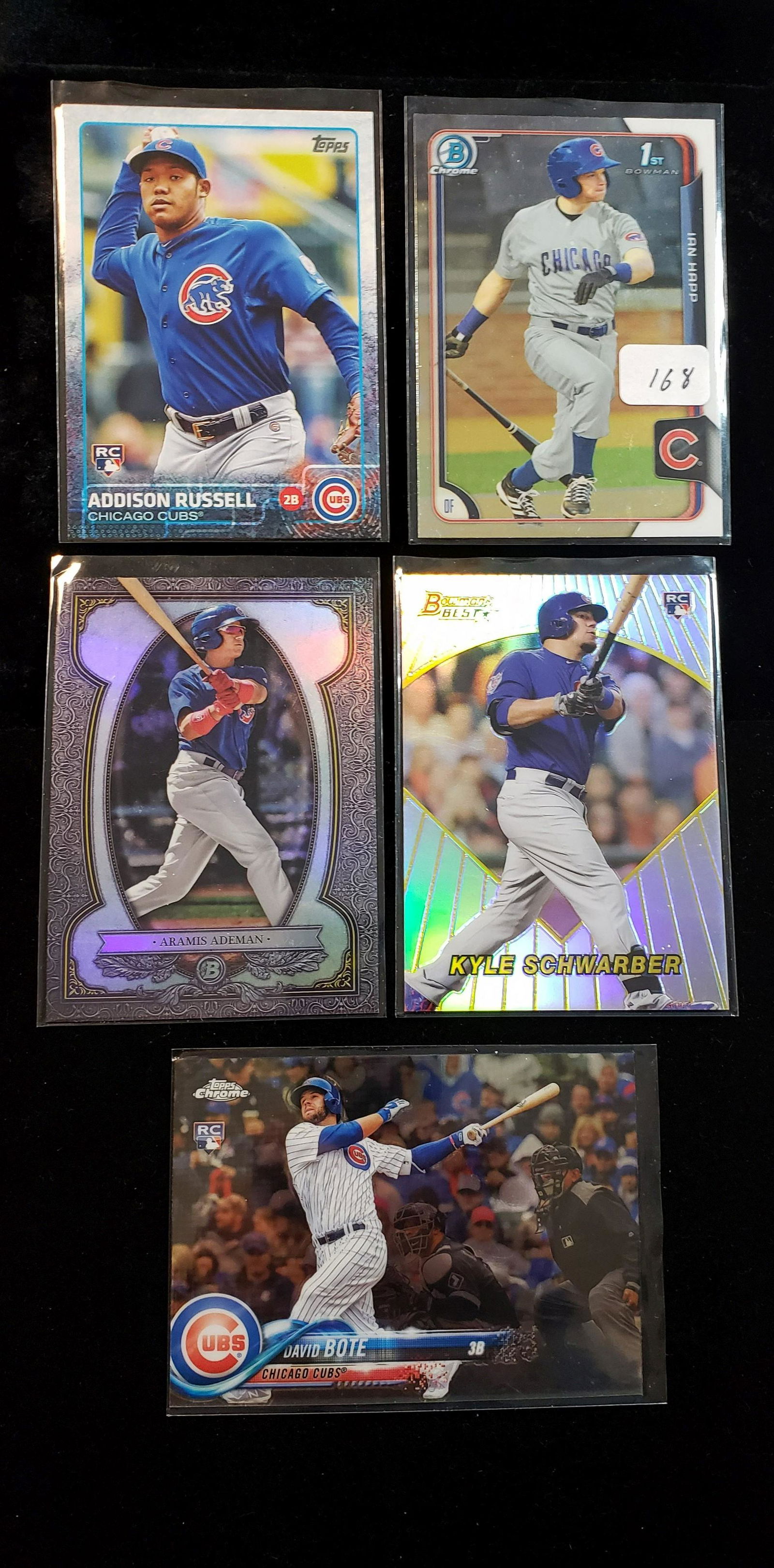 CHICAGO CUBS ROOKIE CARDS (1 of 1)