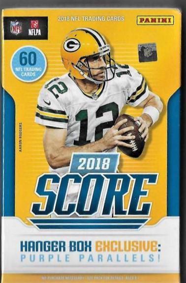 2018 Score Football EXCLUSIVE HANGER Box! Loaded! (1 of 1)
