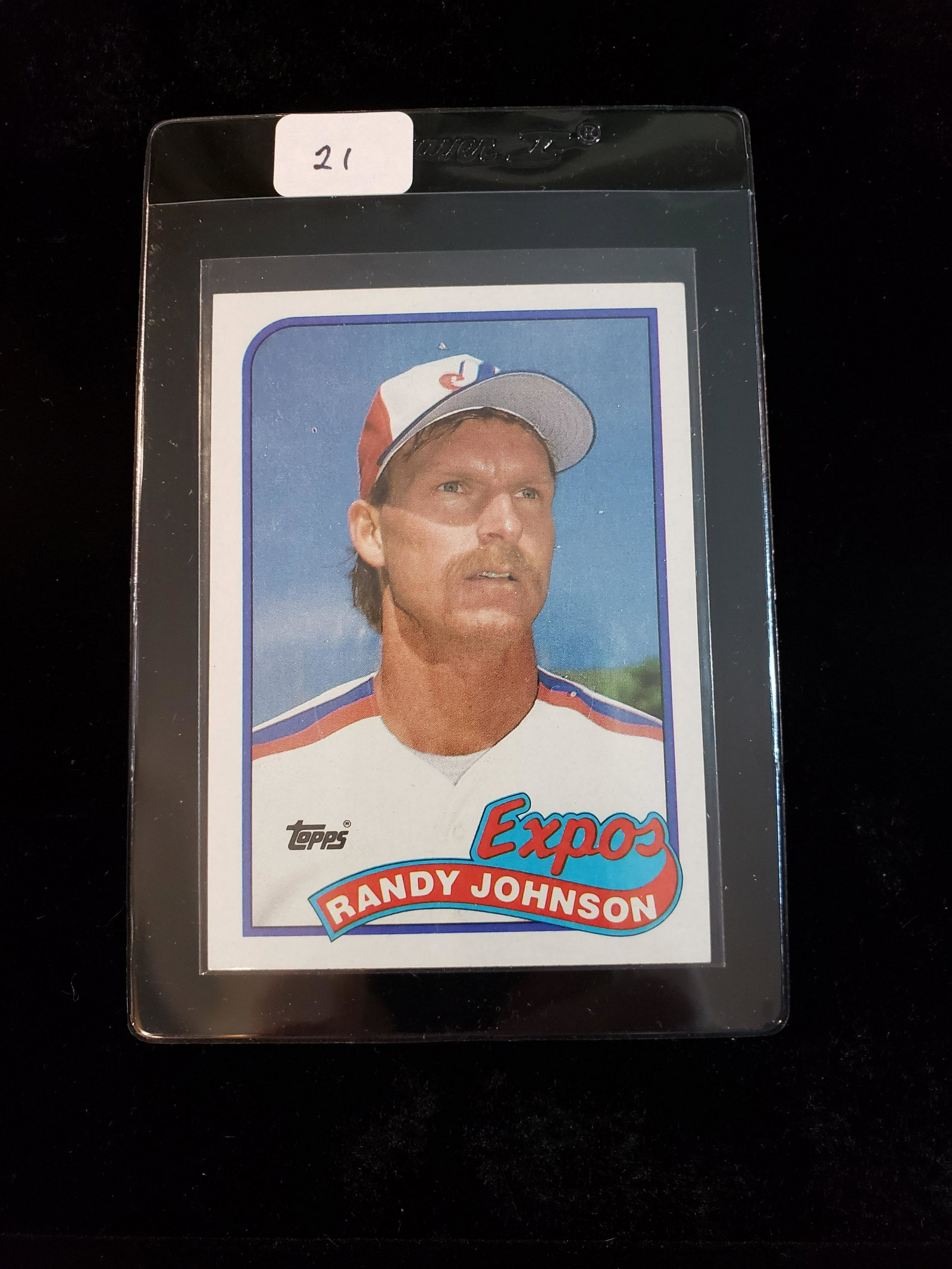 1989 TOPPS BASEBALL RANDY JOHNSON ROOKIE CARD: 1989 TOPPS BASEBALL RANDY JOHNSON ROOKIE CARD