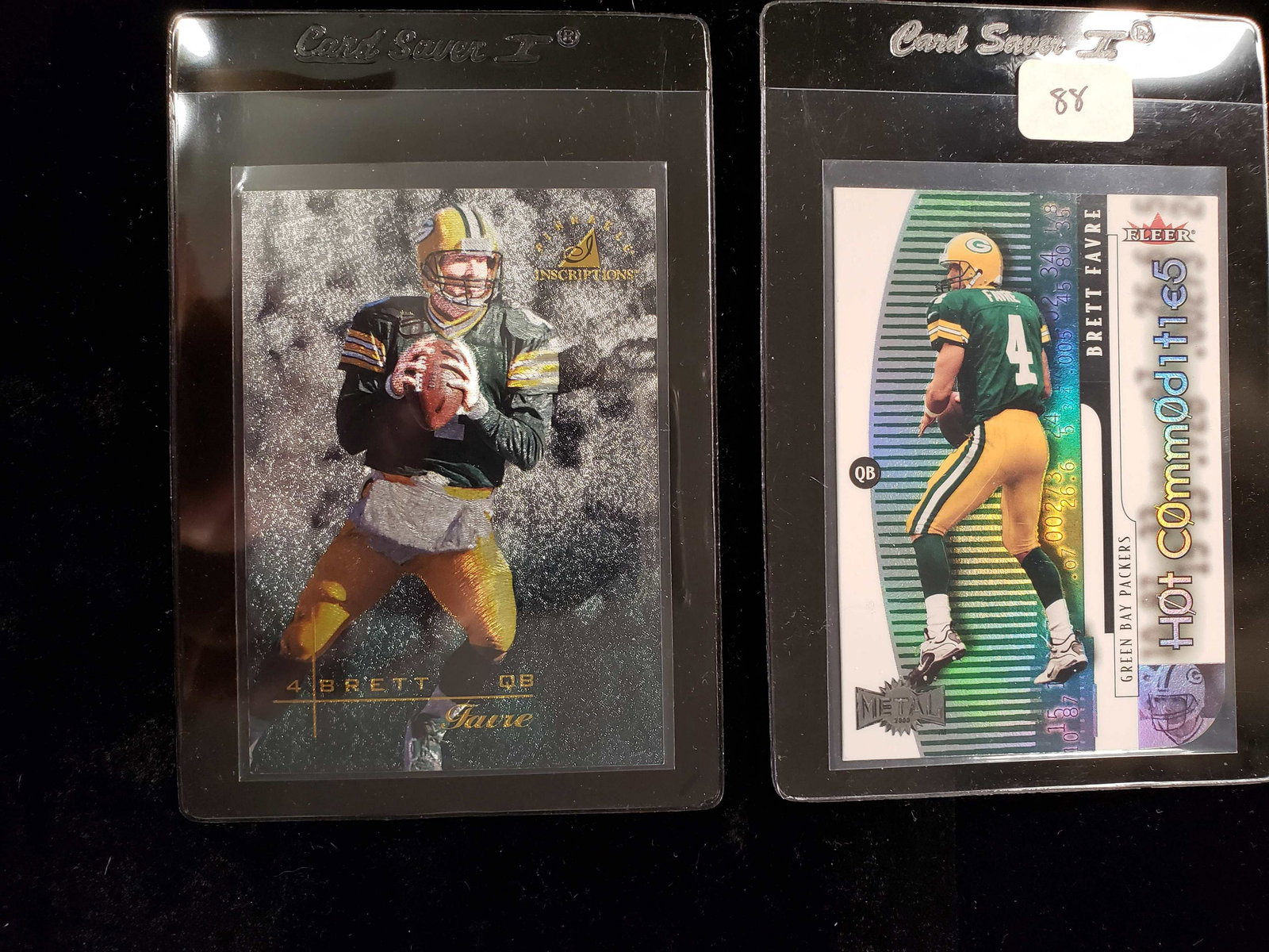 LOT OF 2 BRETT FAVRE GREEN BAY PACKERS CARDS (1 of 1)