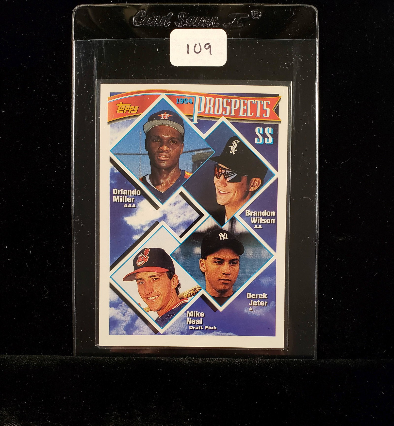 Derek Jeter New York Yankees Rookie Card (1 of 1)
