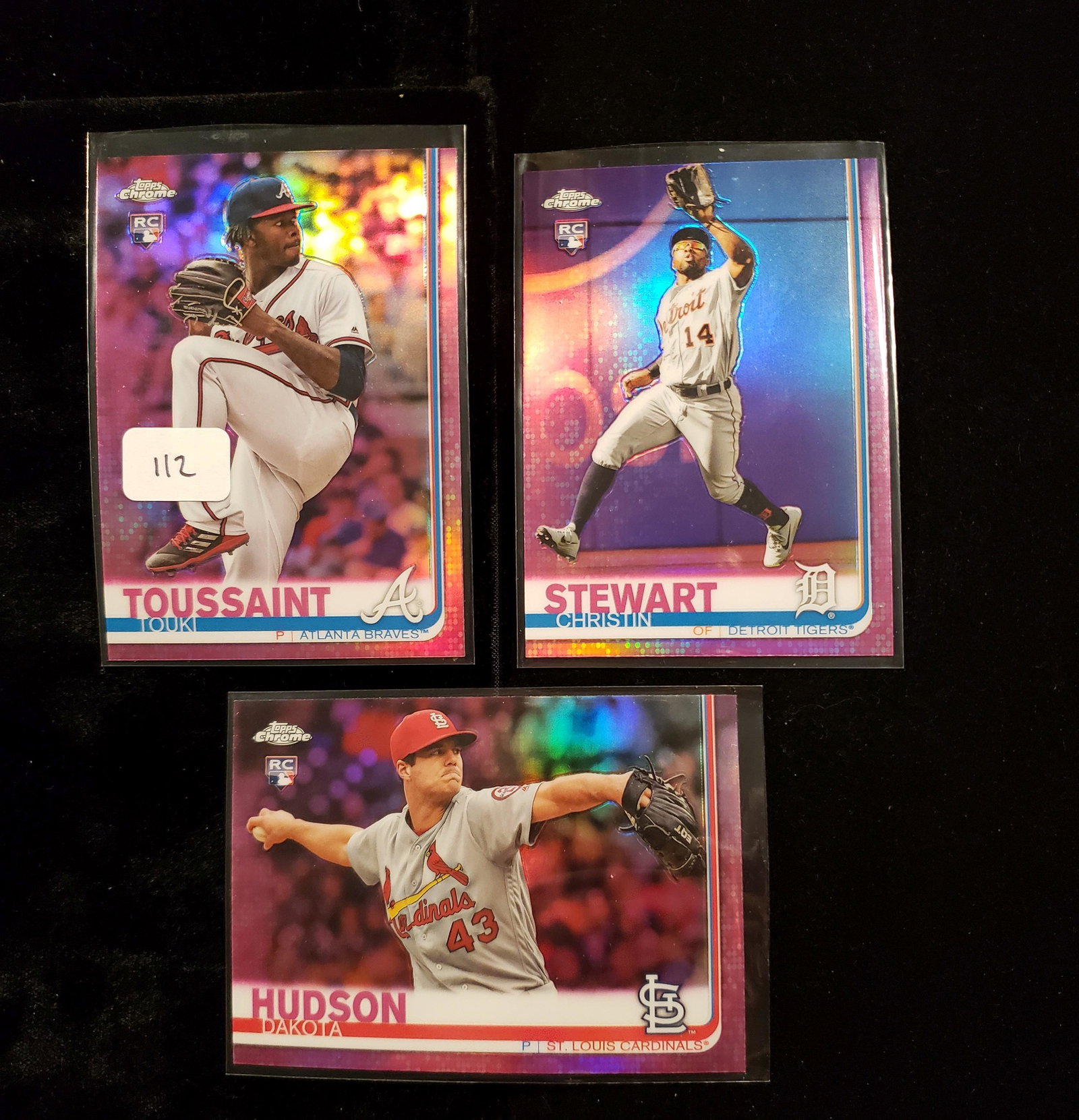 2019 TOPPS CHROME BASEBALL PINK REFRACTORS RC'S (1 of 1)