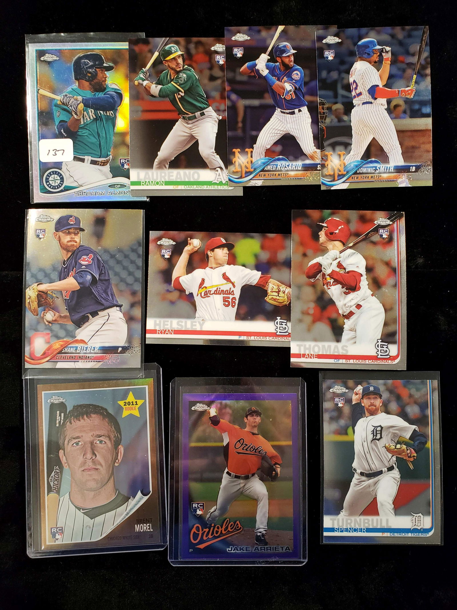 TOPPS CHROME BASEBALL ROOKIE CARDS (1 of 1)