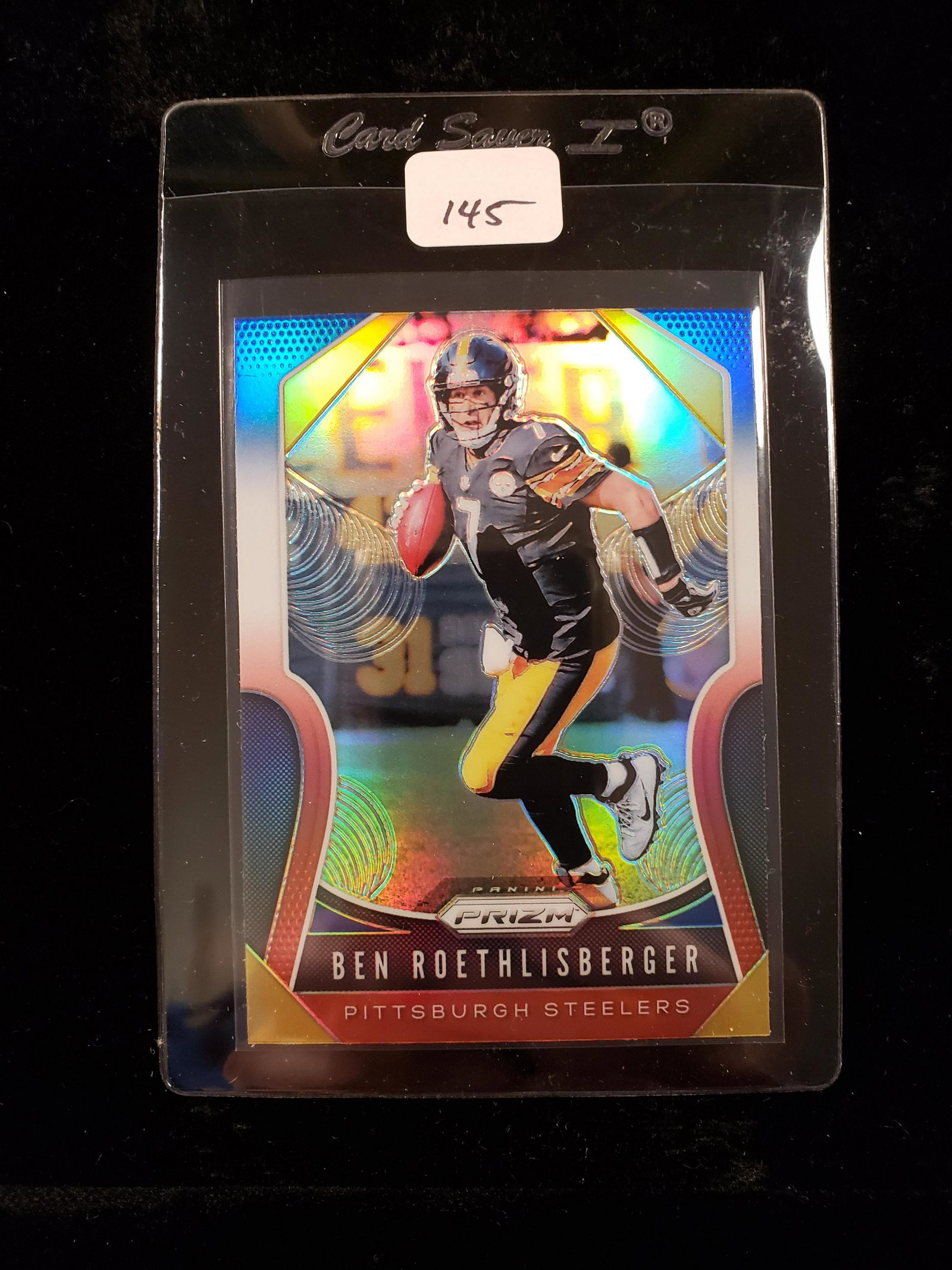 BIG BEN ROETHLISBERGER 2019 PRIZM RED WHITE BLUE SP (1 of 1)