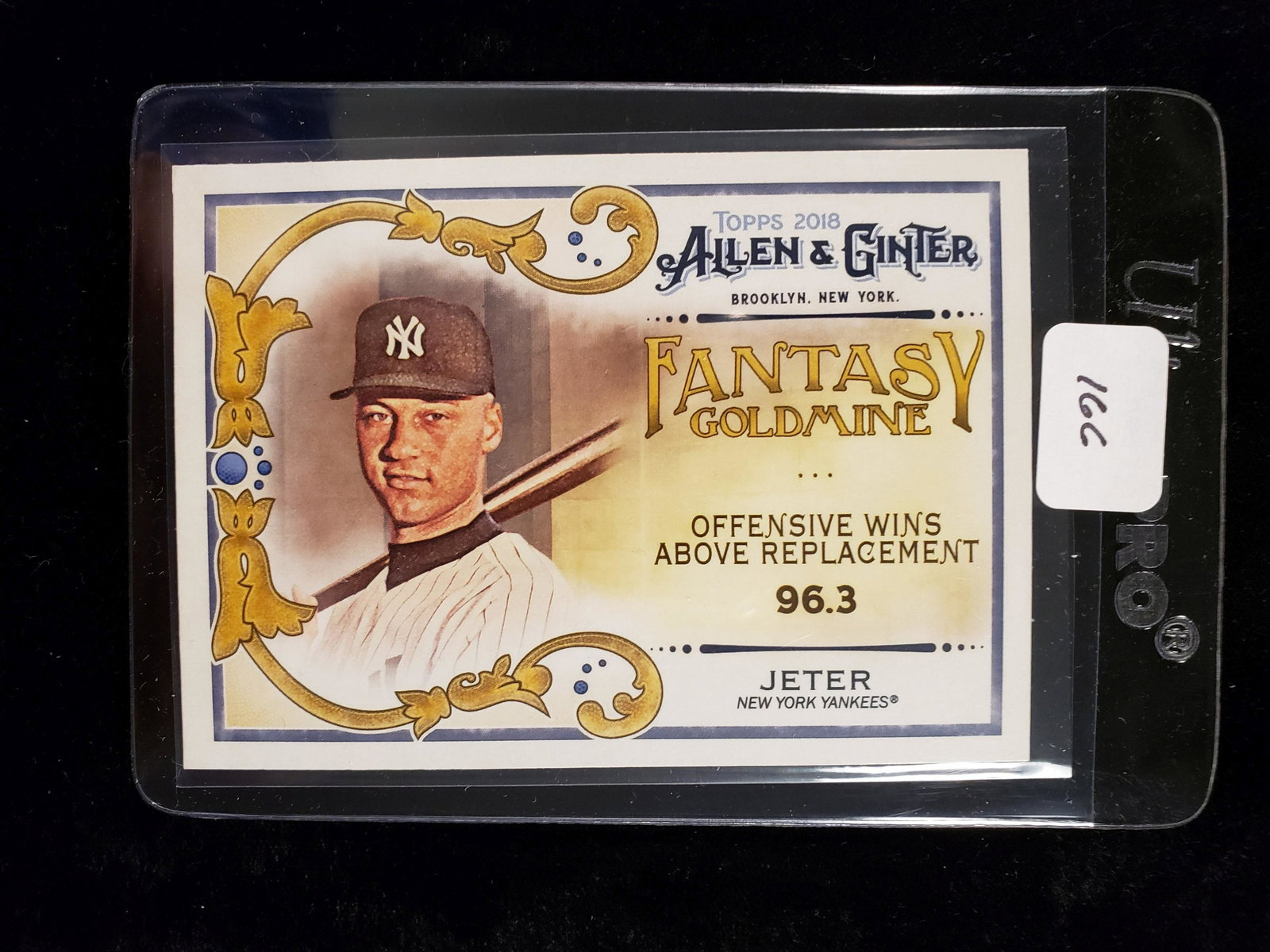 2018 ALLEN & GINTER DEREK JETER INSERT CARD (1 of 1)