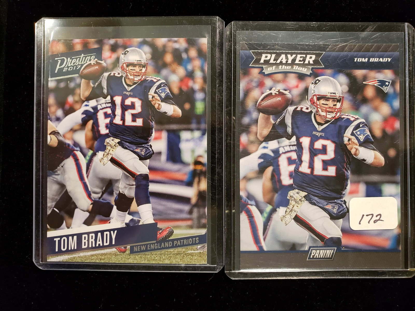 TOM BRADY 2017 PANINI PRESTIGE AND PLAYER OF THE DAY SP (1 of 1)