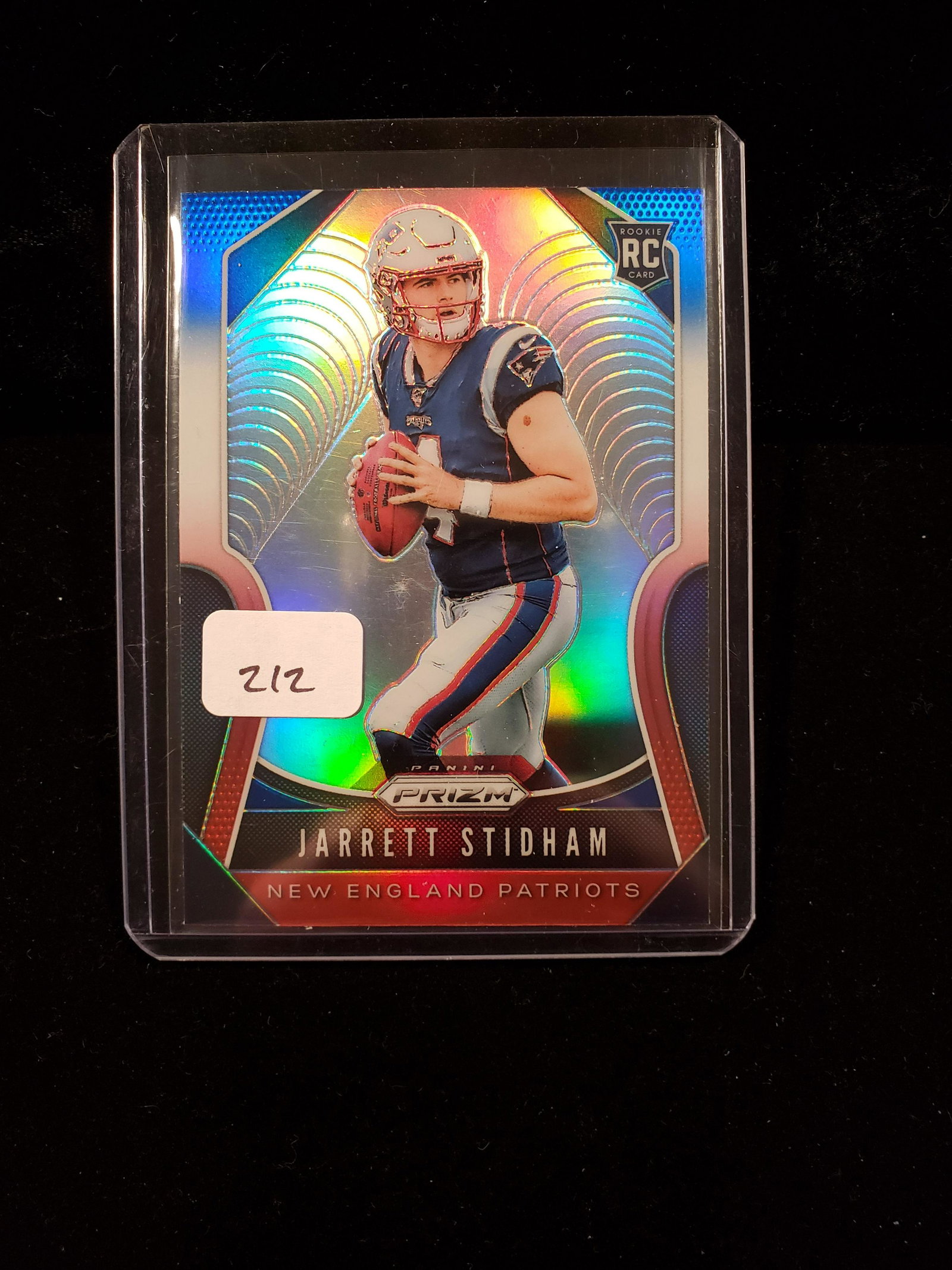 2019 PRIZM FOOTBALL JARRETT STIDHAM RWB PRIZM ROOKIE (1 of 1)