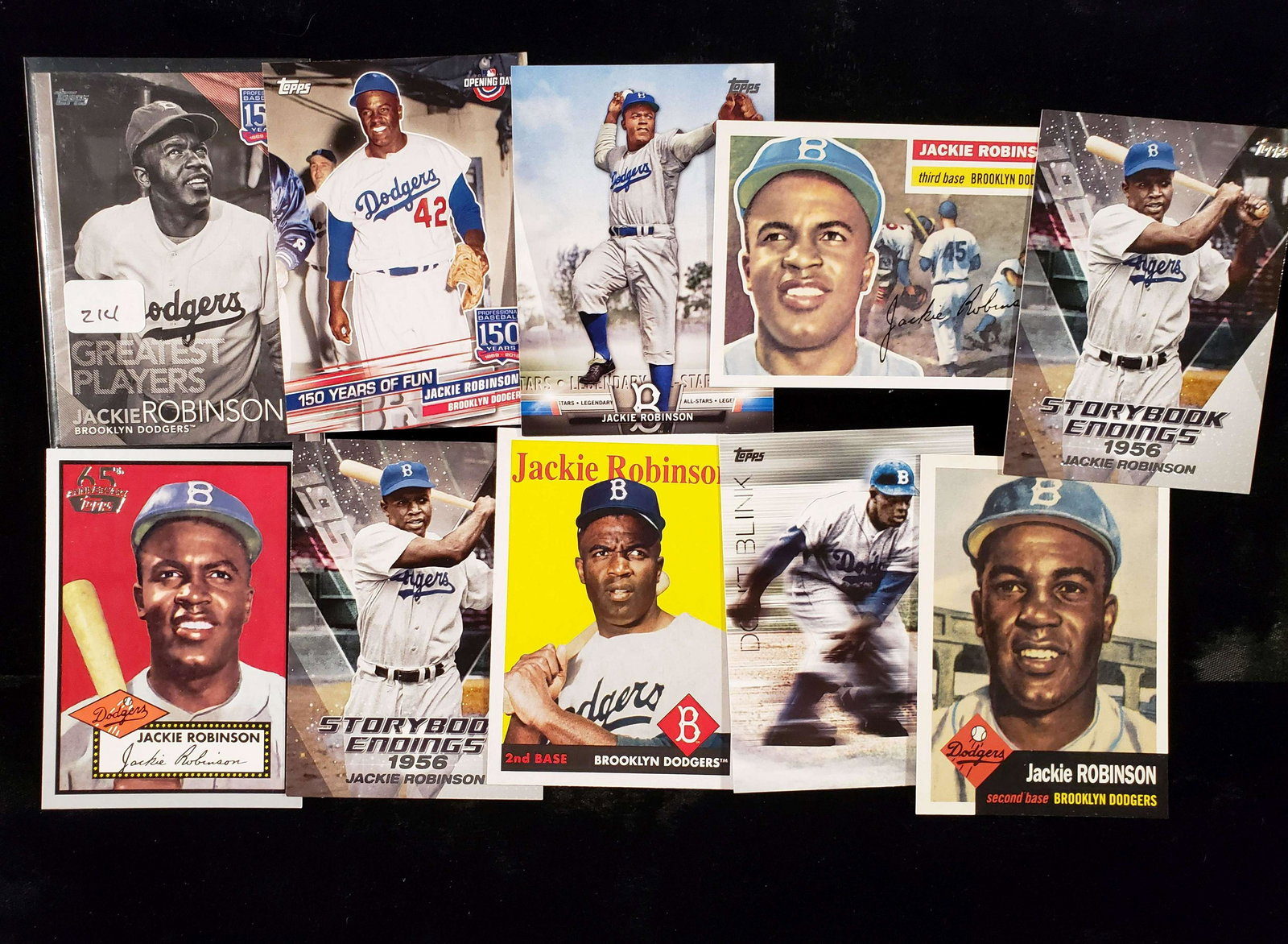 JACCKIE ROBINSON TOPPS ANNIV. ARCHIVES AND INSERTS (1 of 1)