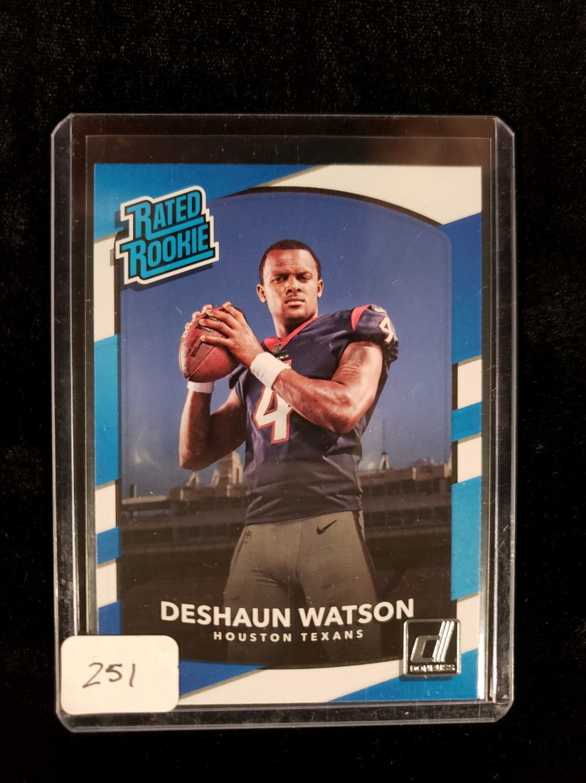 2017 PANINI DONRUSS RATED ROOKIE DESHAUN WATSON TEXANS (1 of 1)