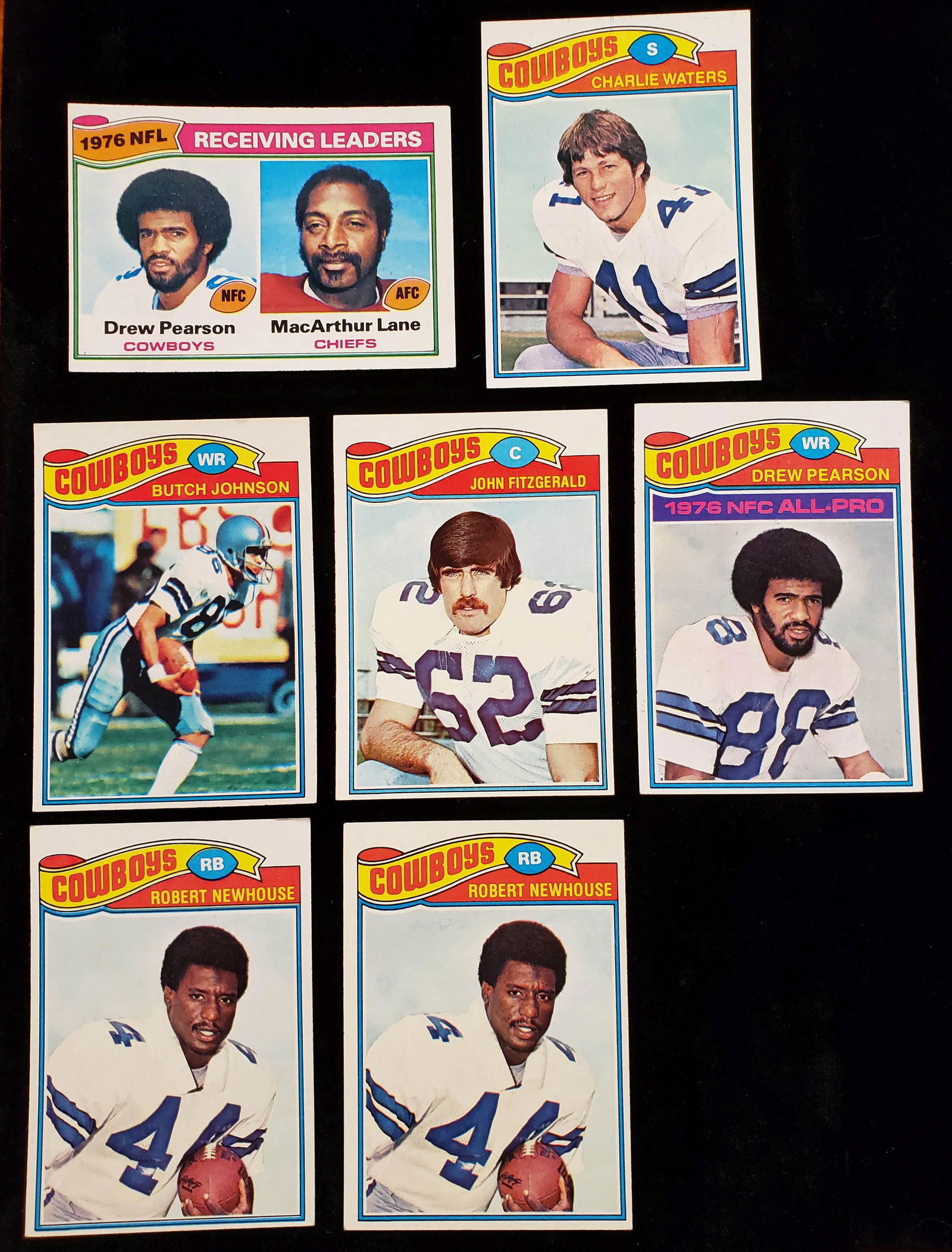 1977 TOPPS FOOTBALL DALLAS COWBOYS CARDS (1 of 1)