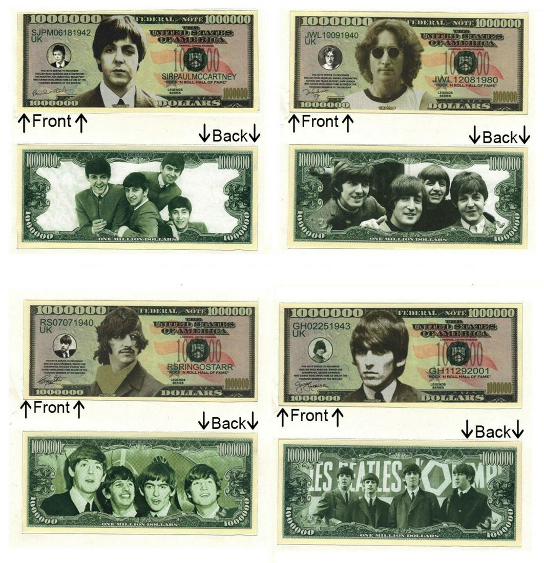 THE FAB 4 BEATLES FANTASY NOTES (1 of 1)