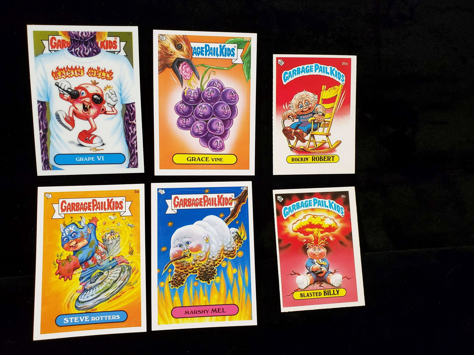 GARBAGE PAIL KIDS CARDS WITH 1985 MINI'S: LOT OF GPK TRADING CARDS BY TOPPS WITH FOILS AND 1985 MINI'S
