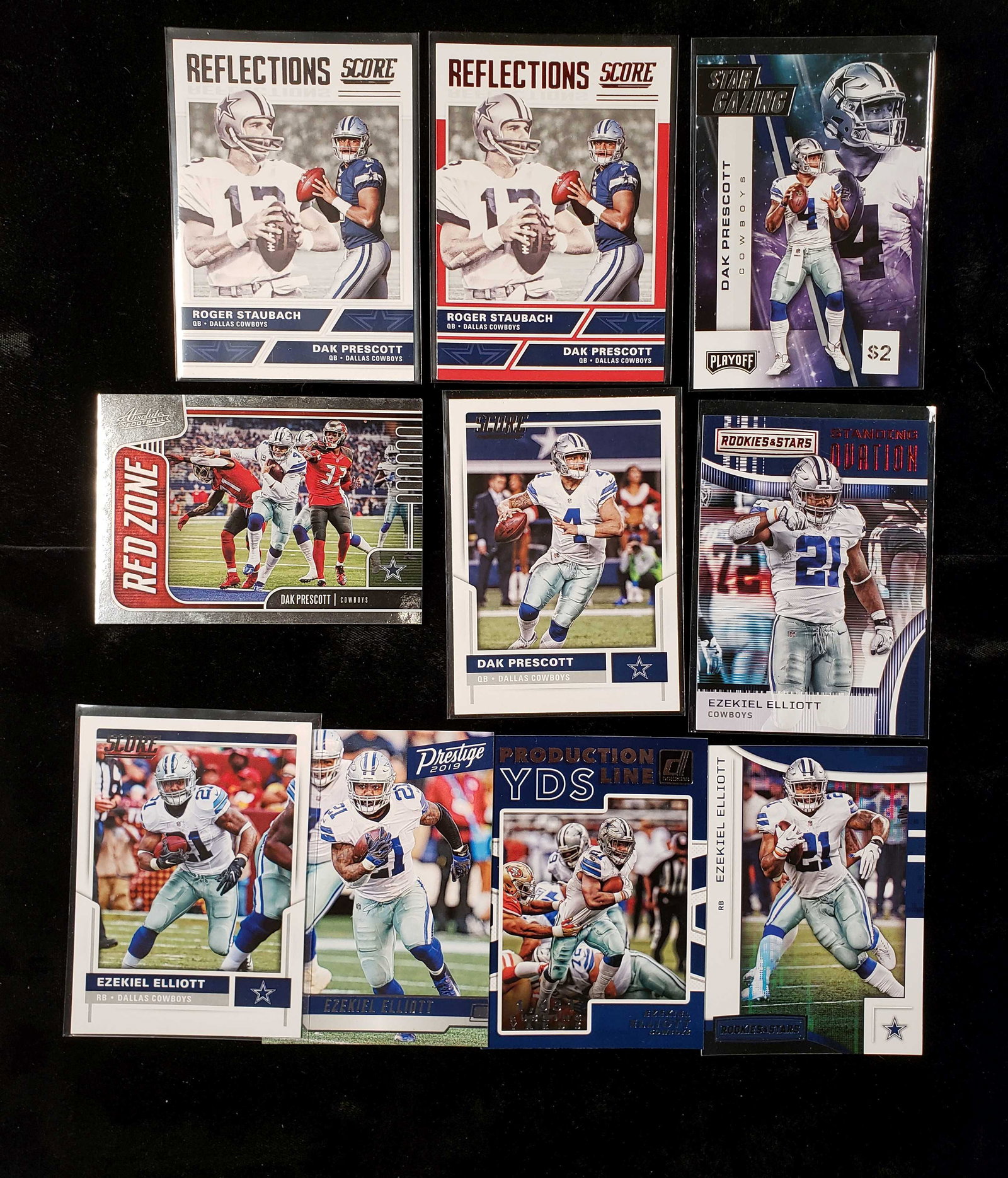 DAK PRESCOTT AND EZEKIEL ELLIOT COLLECTION: NICE ASSORTMENT WITH INSERTS AND PARALLELS