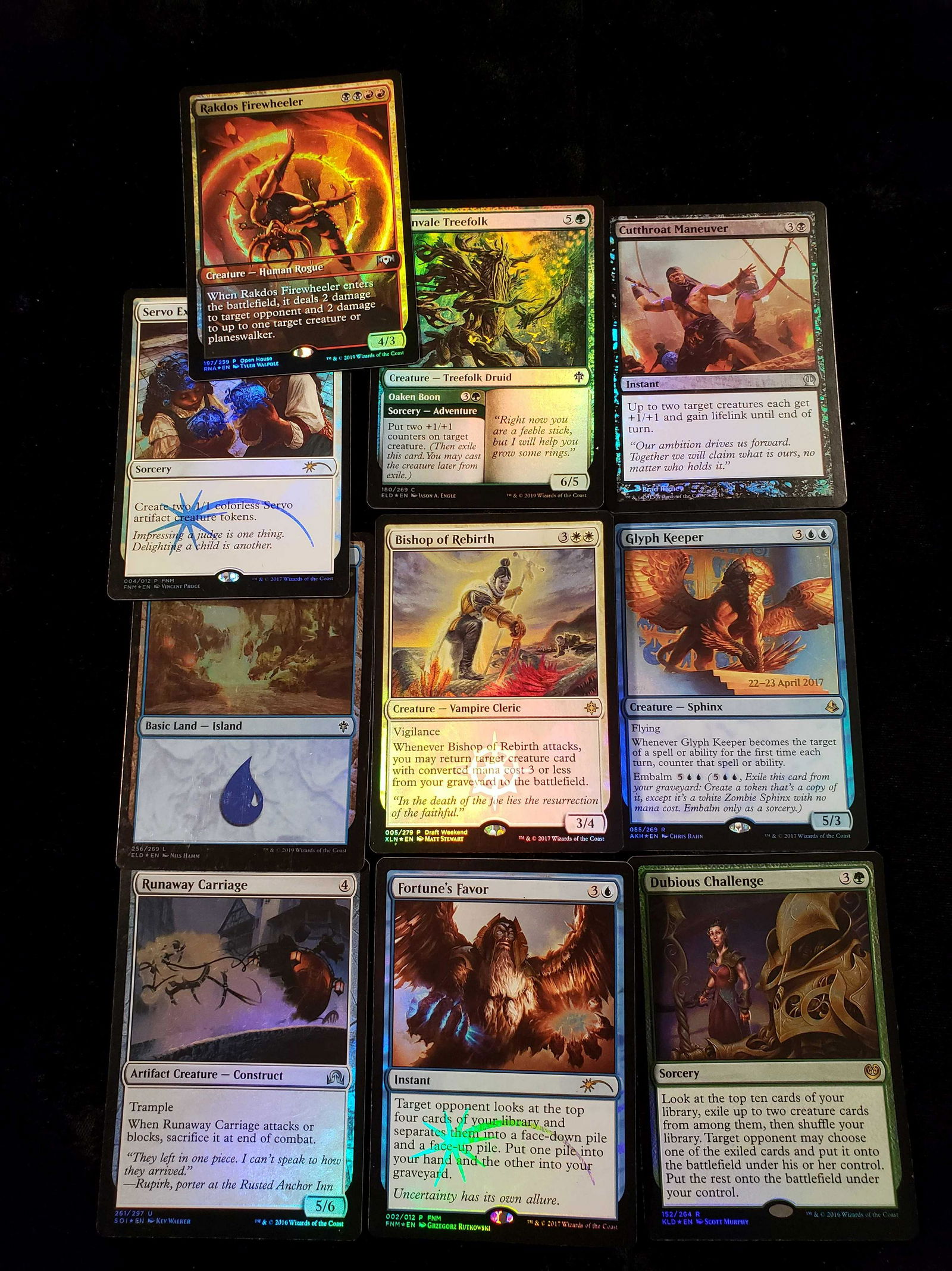 MAGIC THE GATHERING HOLO FOIL GAME CARDS (1 of 3)