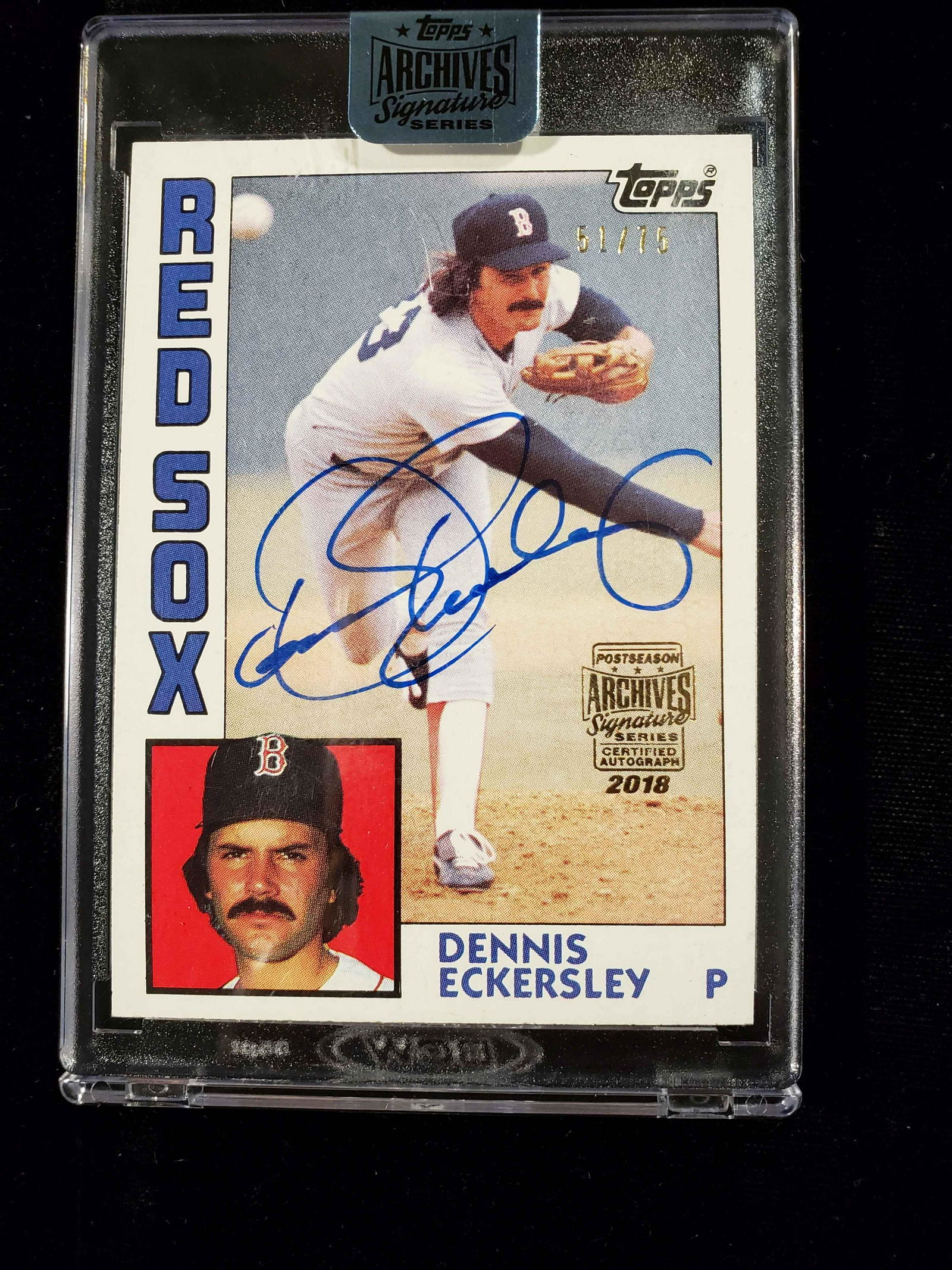 2018 TOPPS ARCHIVES SIGNATURE SERIES ENCASED AUTO (1 of 2)