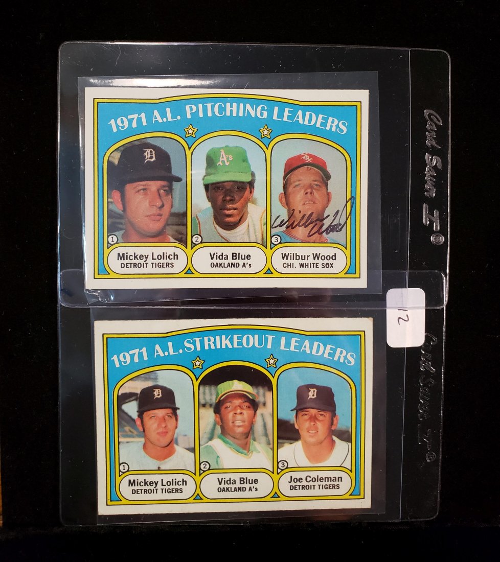 1972 Topps Baseball Pitching Leaders