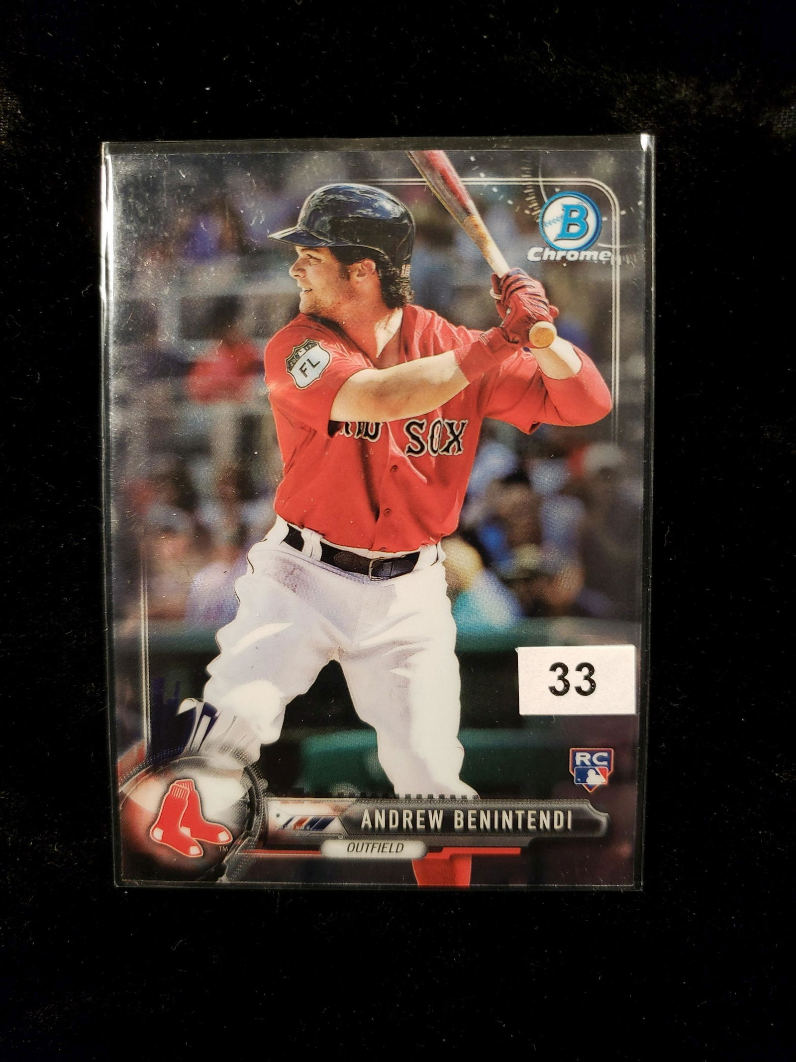 2017 BOWMAN CHROME ANDREW BENINTENDI RC (1 of 1)