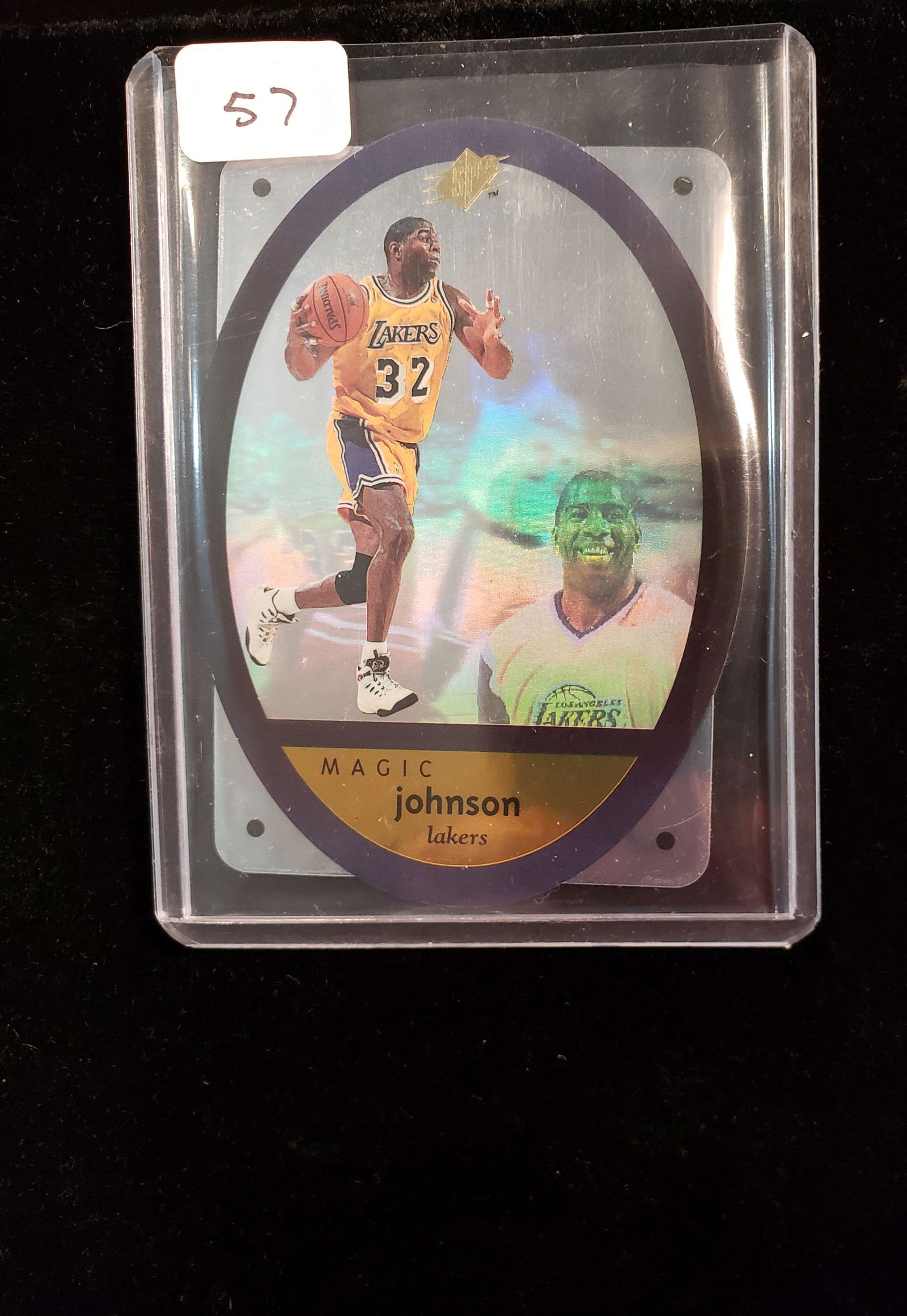 MAGIC JOHNSON 1996 SPX DIE CUT INSERT (1 of 1)
