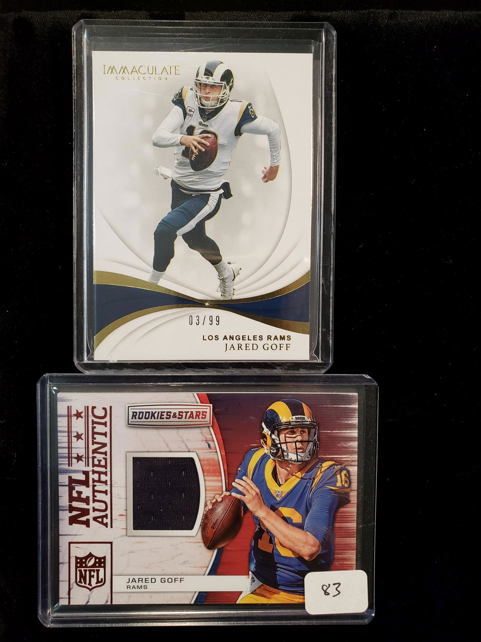 2019 JARED GOFF PREMIUM CARDS (1 of 1)