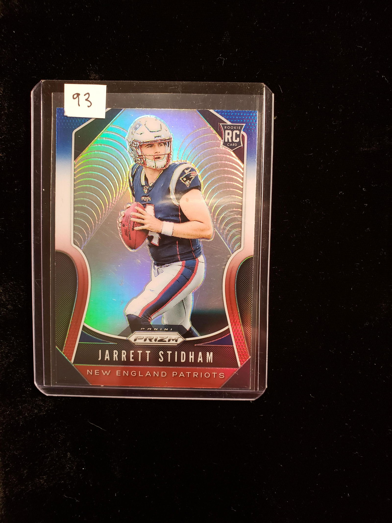 DANIEL JONES NEW ENGLAND PATRIOTS ROOKIE CARD (1 of 1)