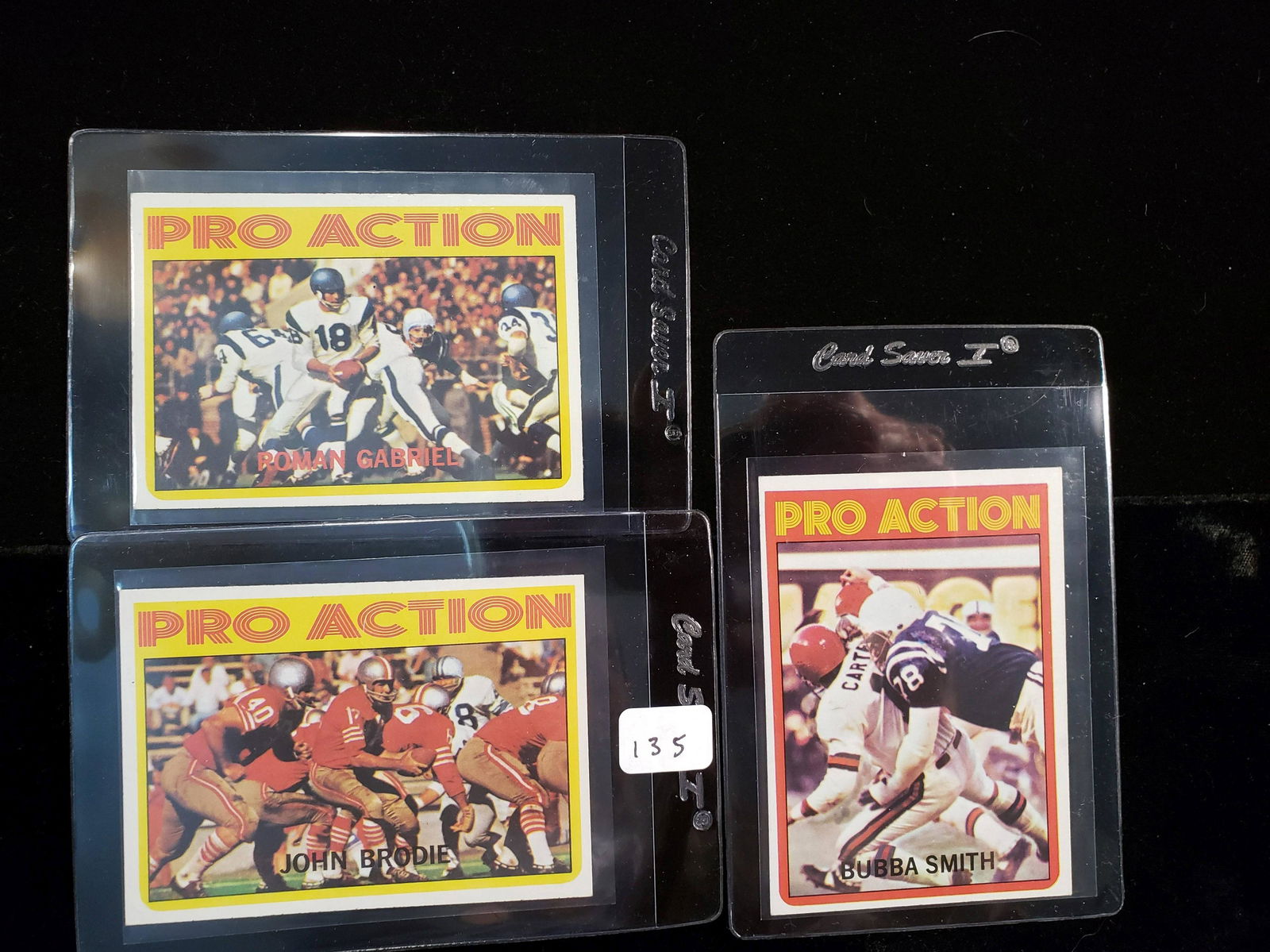 1972 TOPPS FOOTBALL PRO ACTION INSERT LOT MINT (1 of 1)