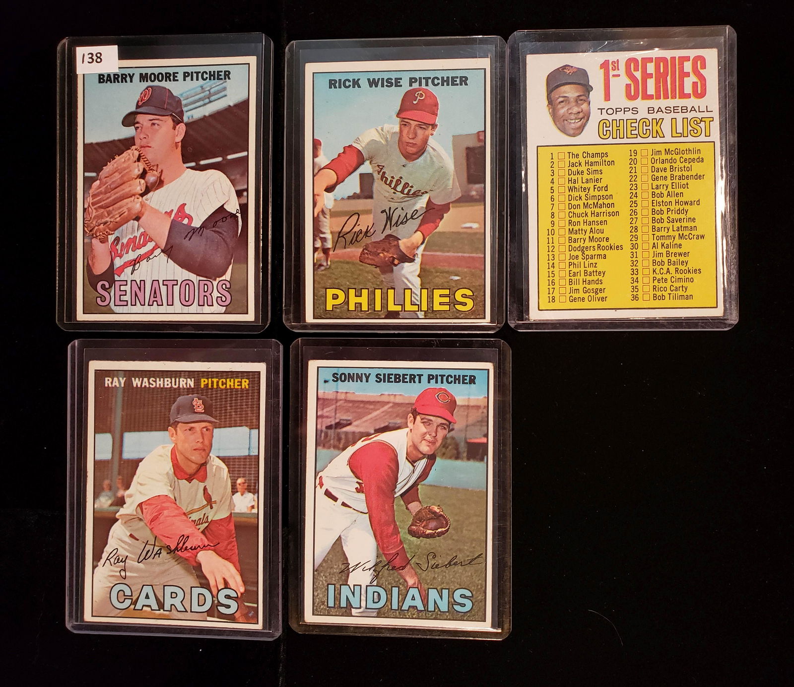 VINTAGE BASEBALL CARDS 1967 TOPPS EX+-NRMT (1 of 1)