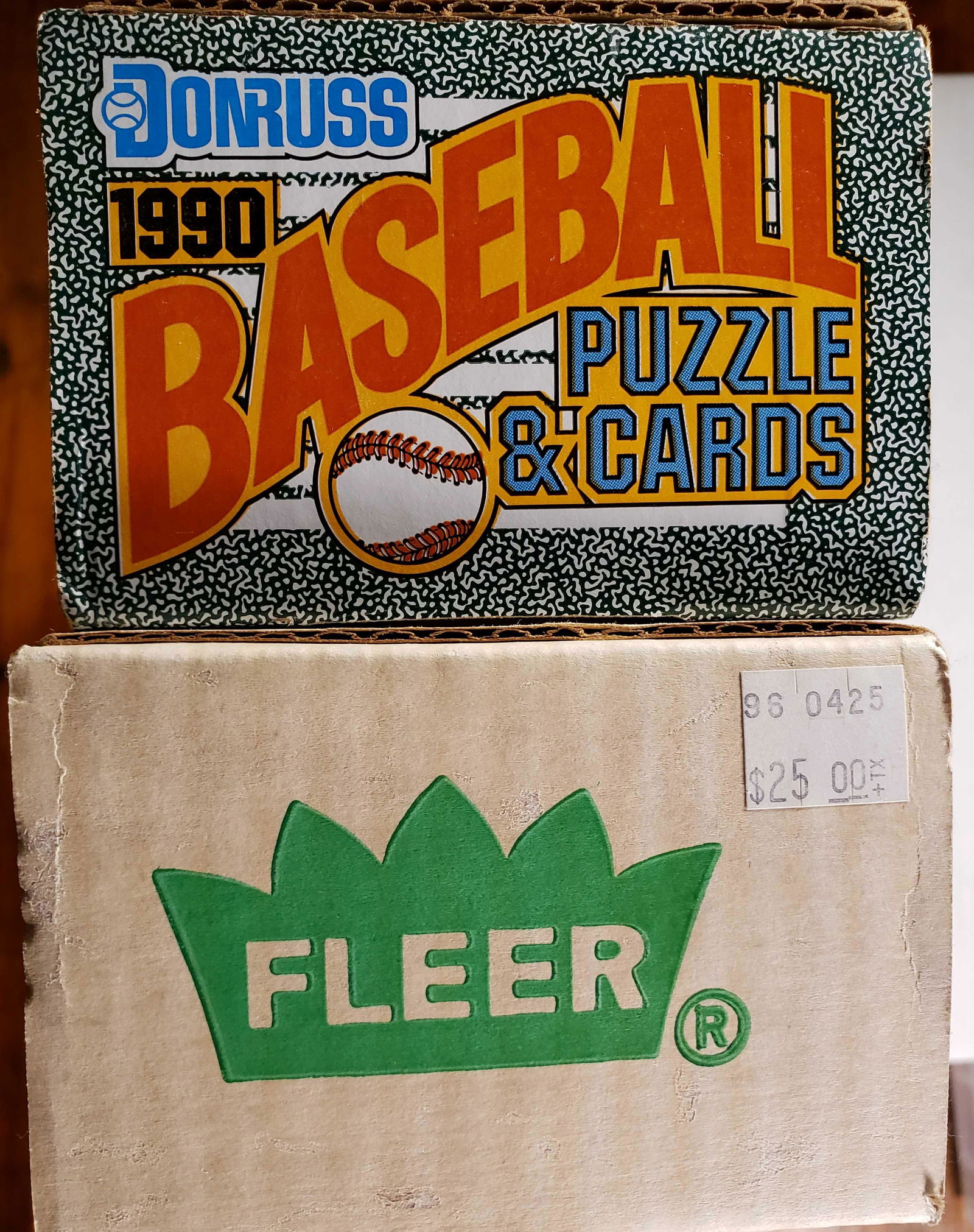 1988 FLEER BASEBALL & 1990 DONRUSS FACTORY SETS (1 of 2)