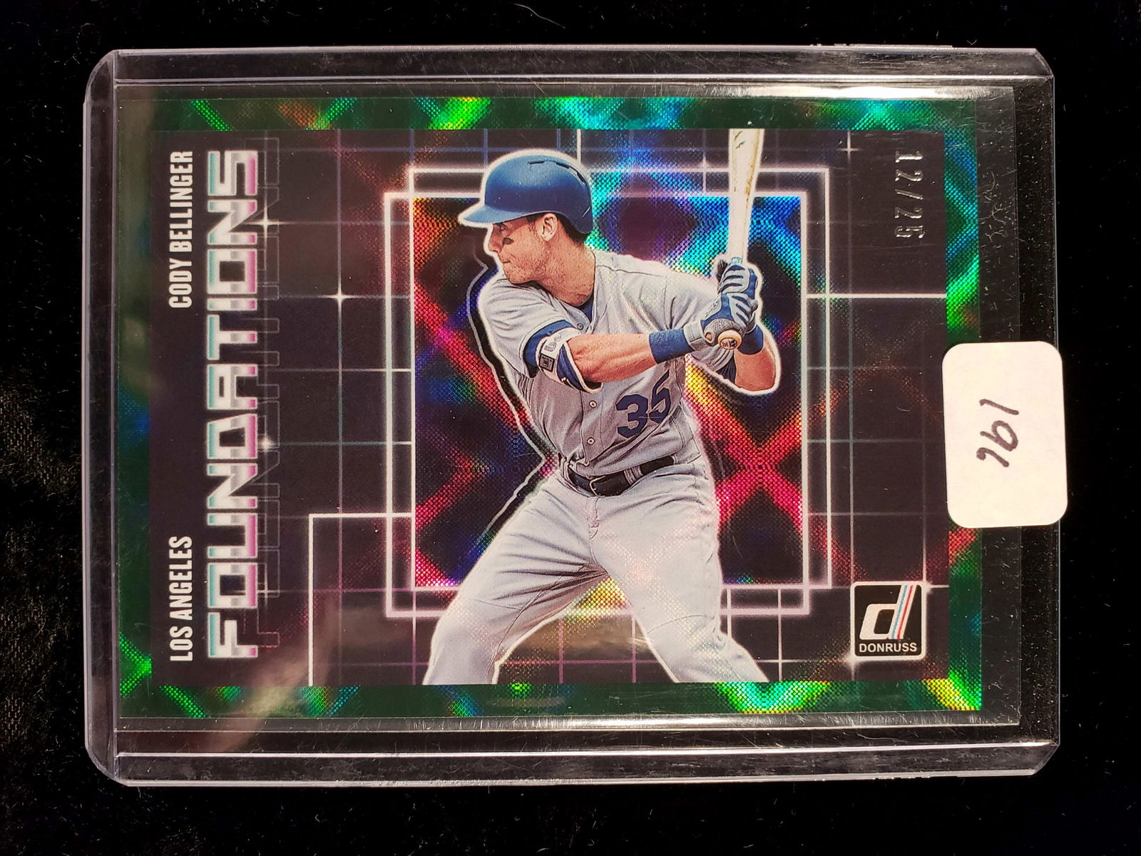 2018 PANINI DONRUSS BASEBALL CODY BELLINGER INSERT CARD (1 of 1)
