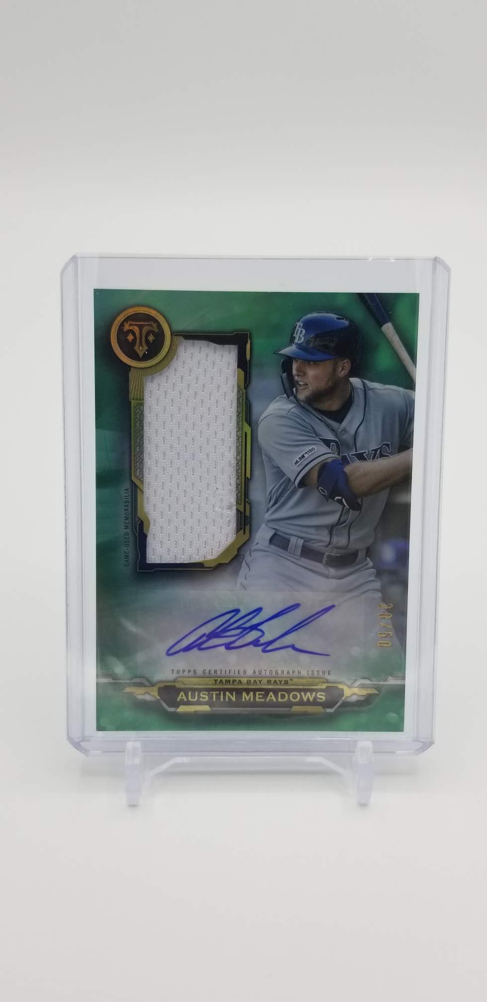 2019 Topps Triple Threads Austin Meadows Auto Relic /50 (1 of 1)