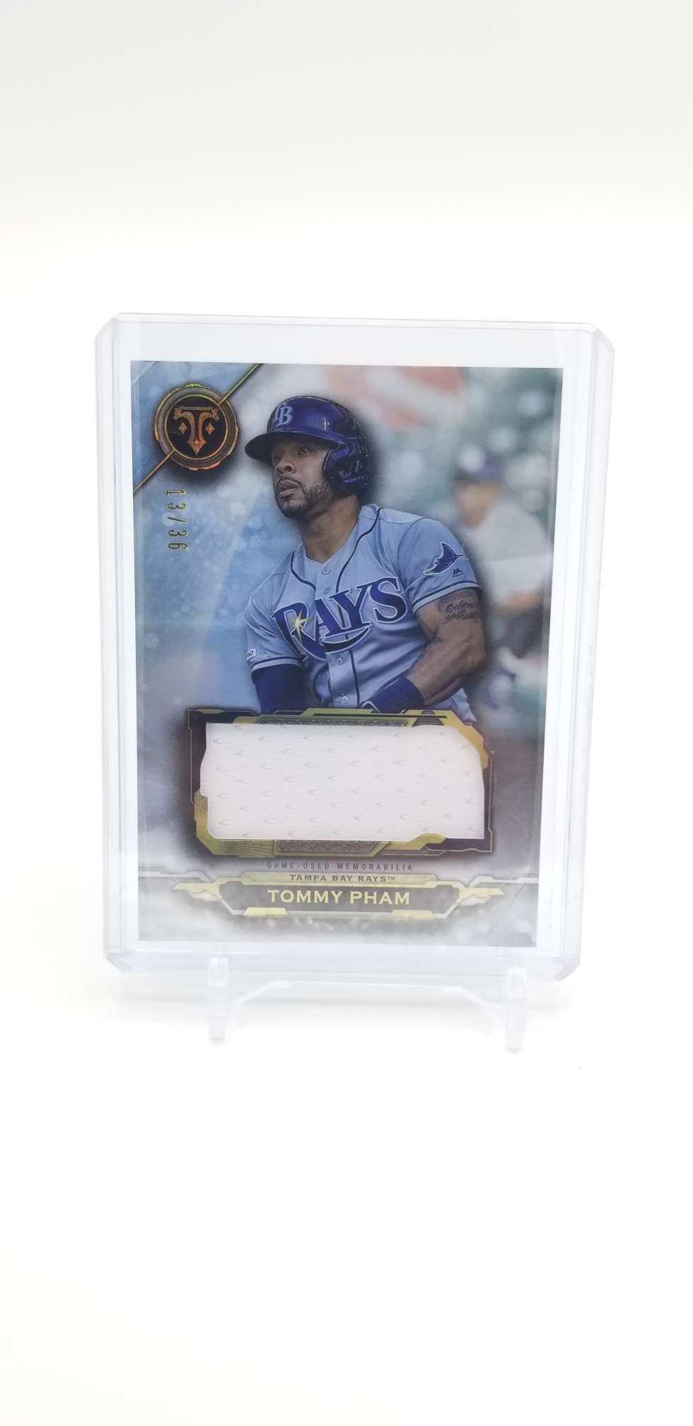 2019 Topps Triple Threads Tommy Pham Relic /36 SSP (1 of 2)