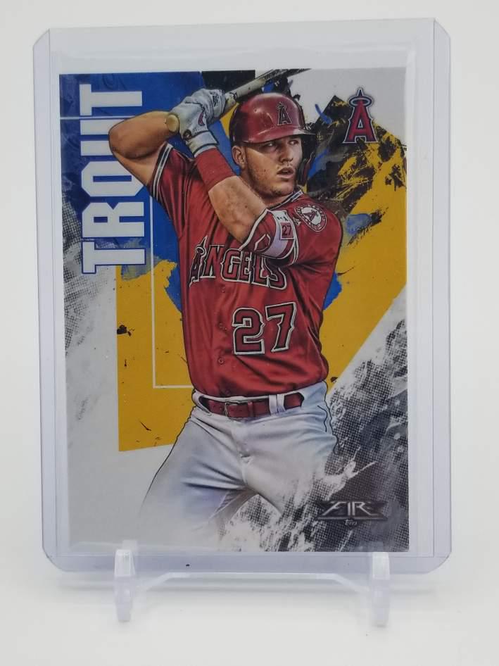 2019 Topps Fire Mike Trout (1 of 2)