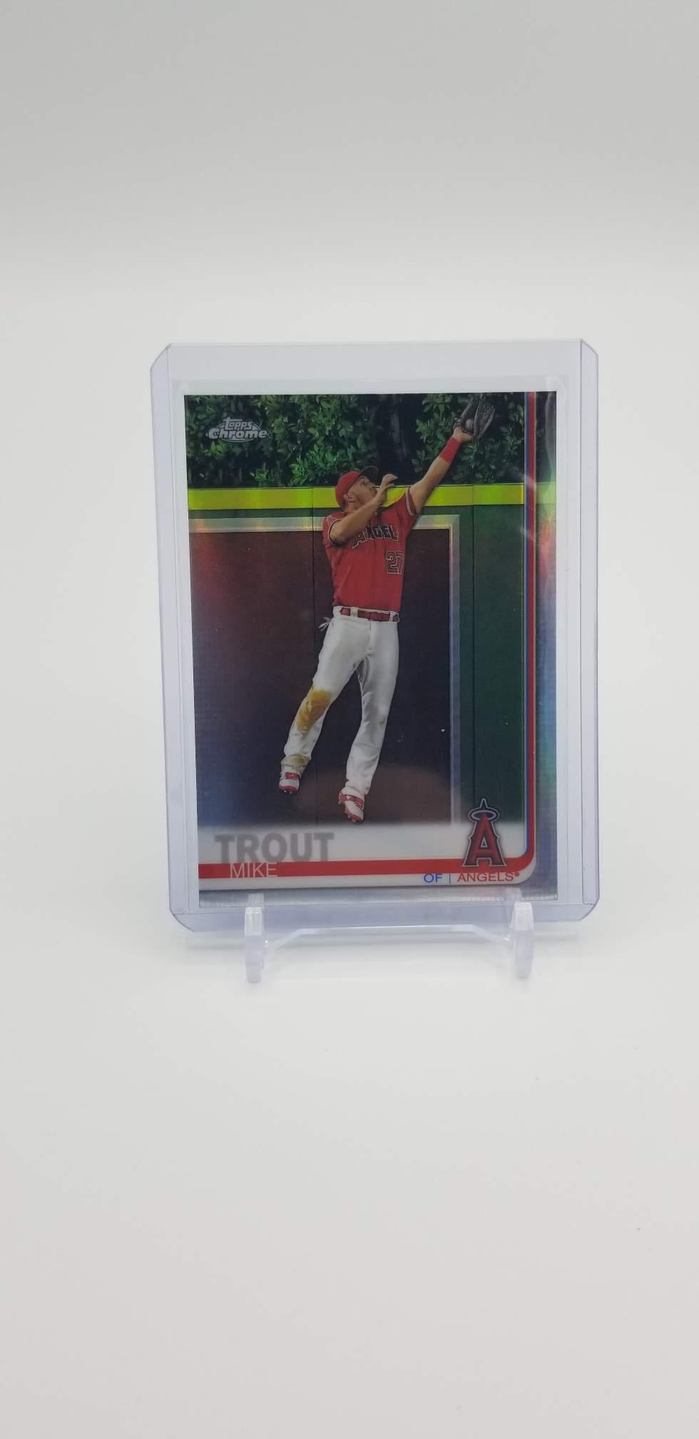 2019 Topps Chrome Mike Trout Refractor SP (1 of 2)