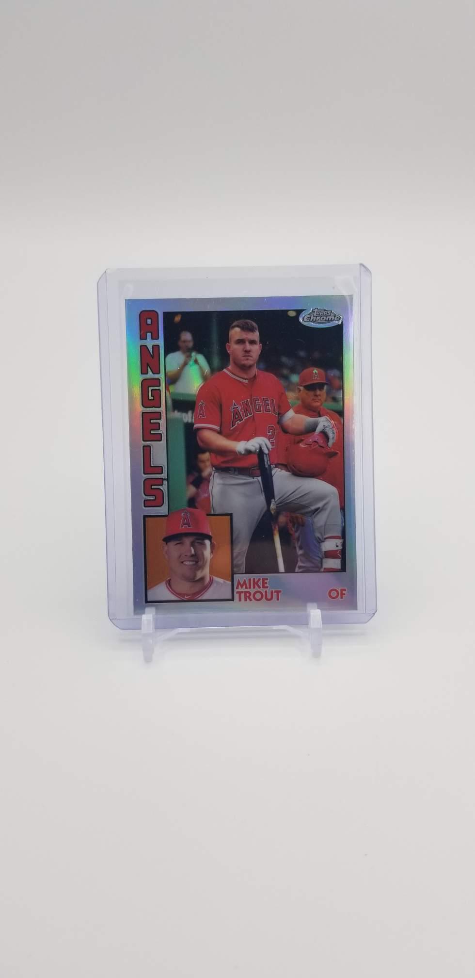 2019 Topps Chrome Mike Trout 1984 Refractor (1 of 2)