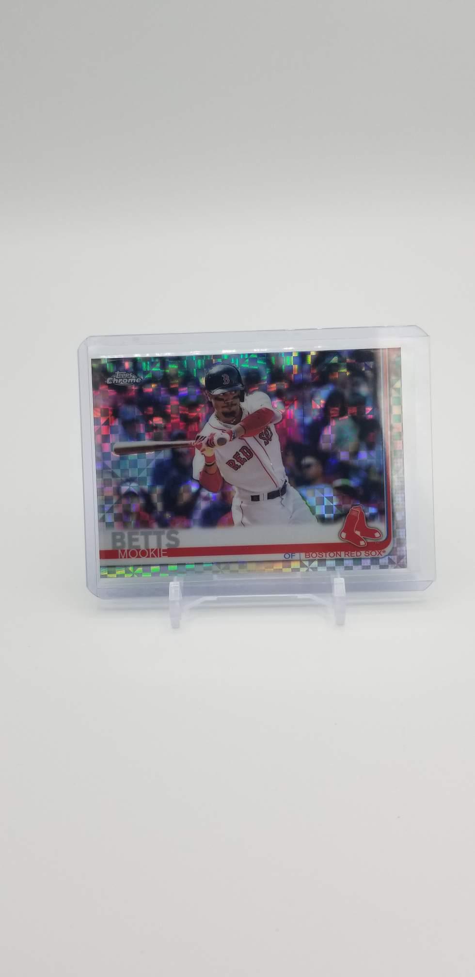 2019 Topps Chrome Mookie Betts Xfractor (1 of 2)