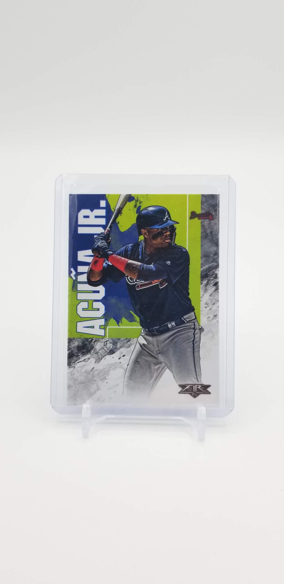 2019 Topps Fire Ronald Acuna Jr (1 of 2)