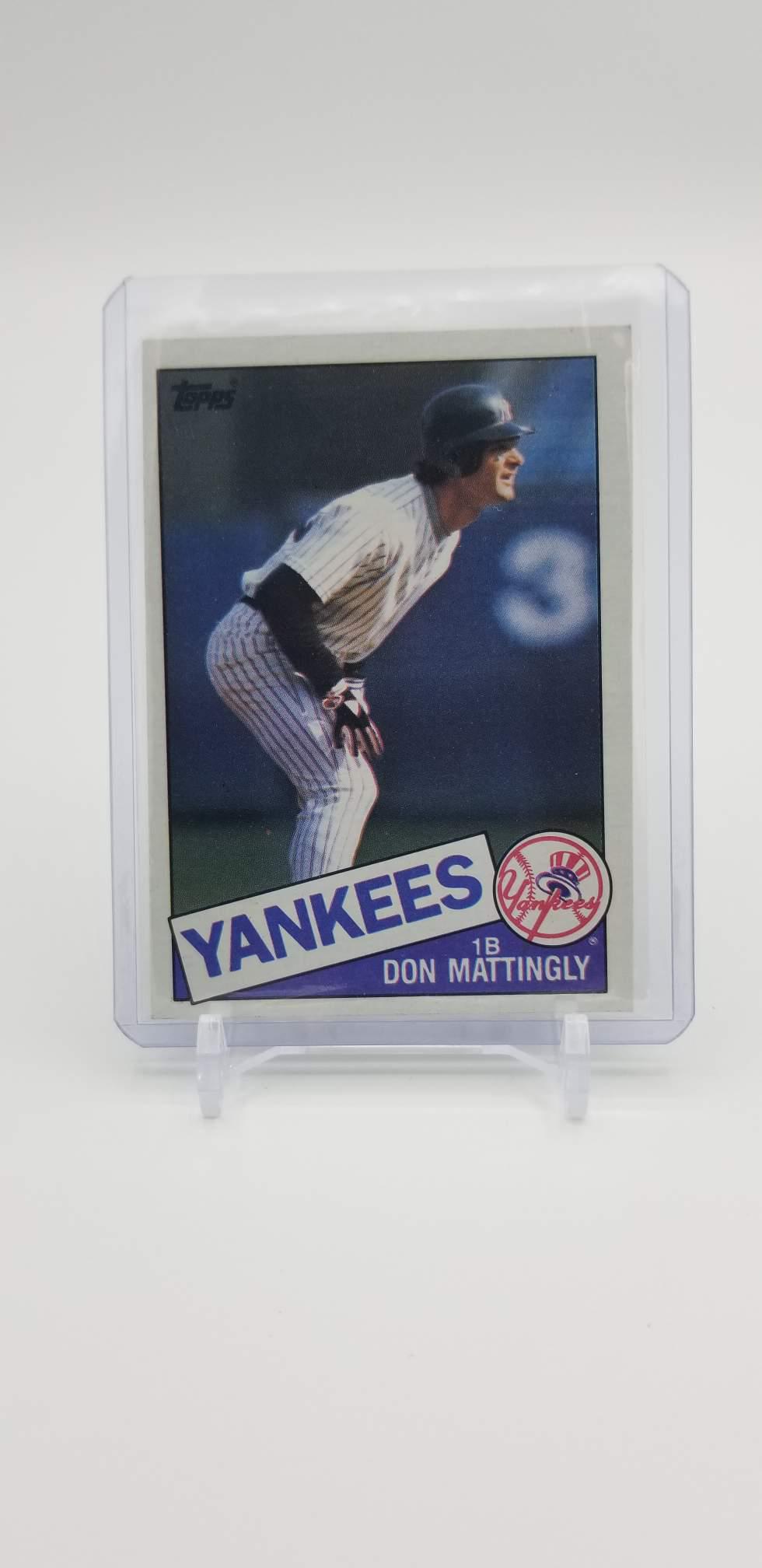 1985 Topps Don Mattingly 2nd Year (1 of 2)