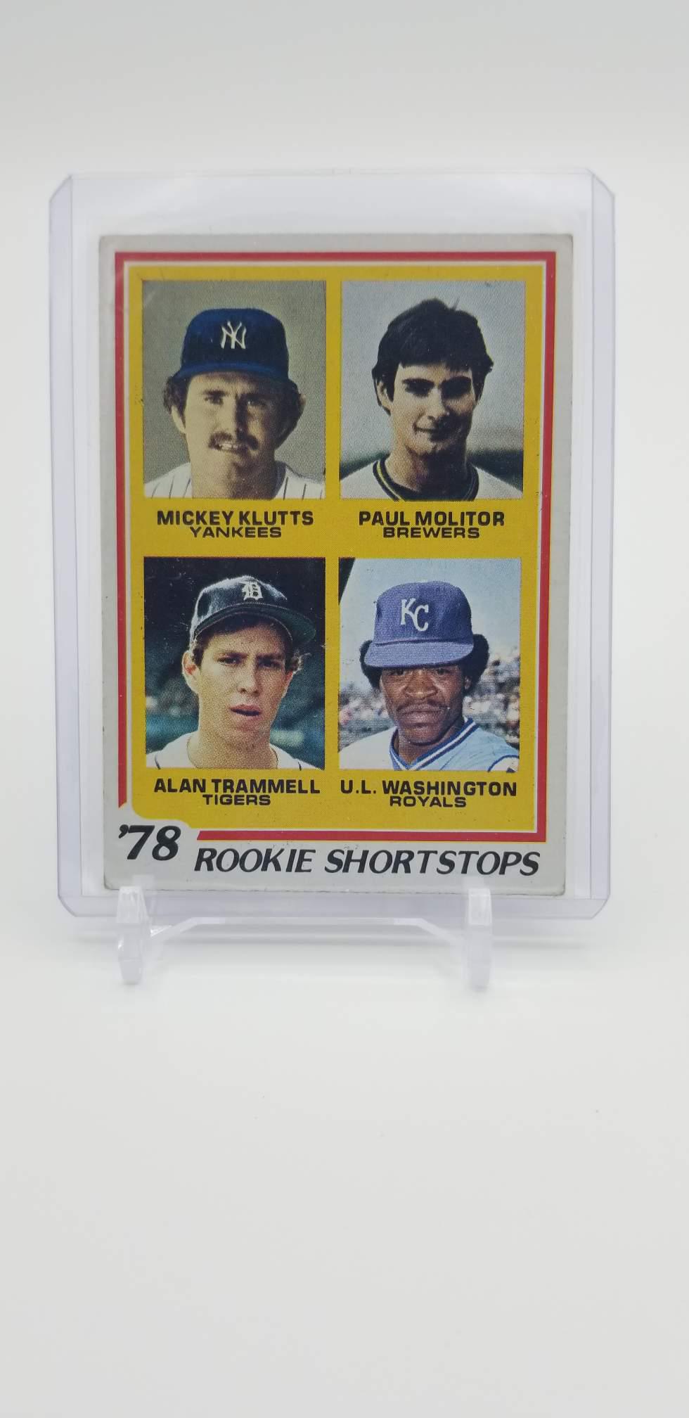 1978 Topps Paul Molitor / Alan Trammell RC (1 of 2)