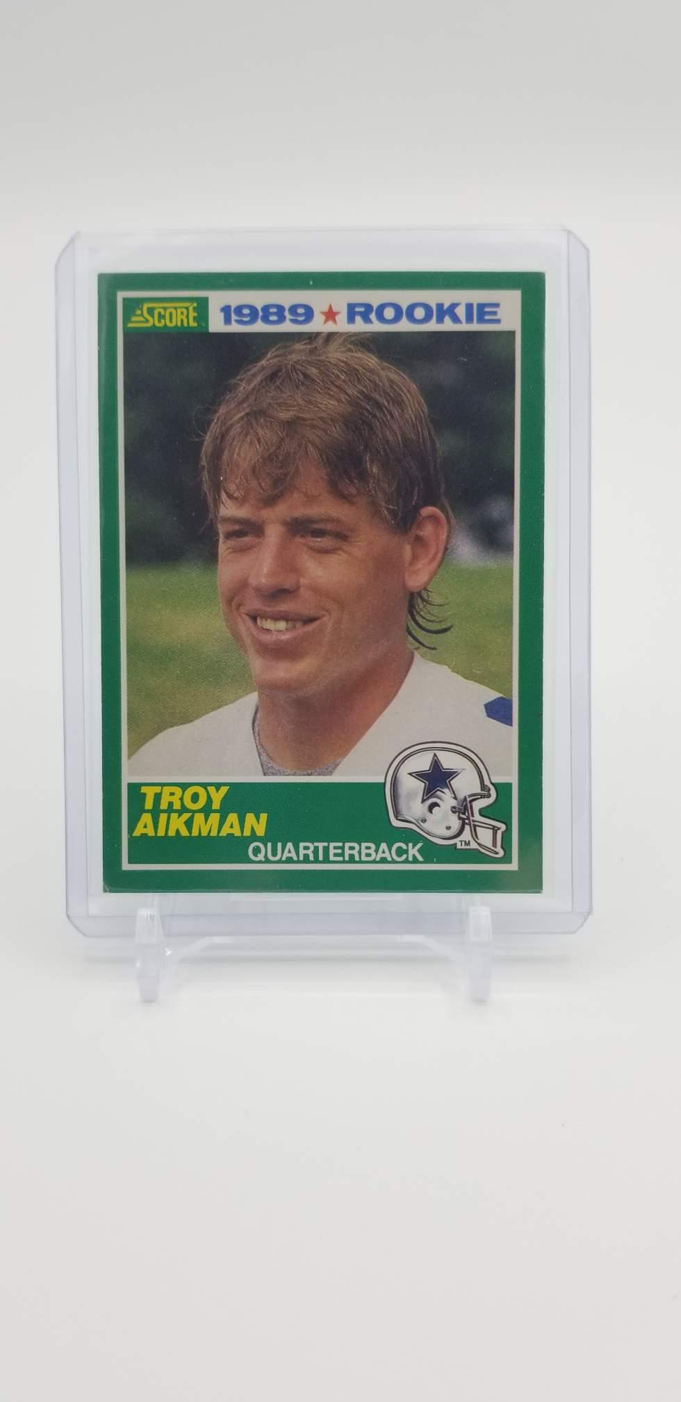 1989 Score Troy Aikman RC (1 of 2)