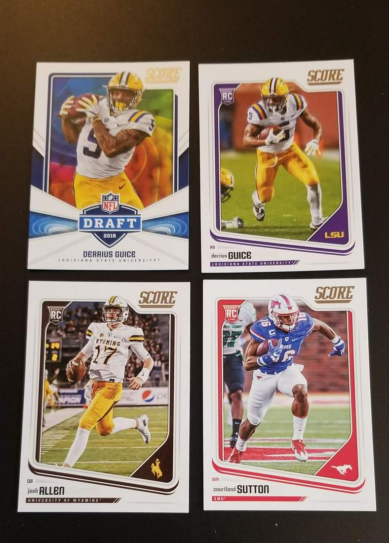 2018 Score Football RC lot (1 of 1)