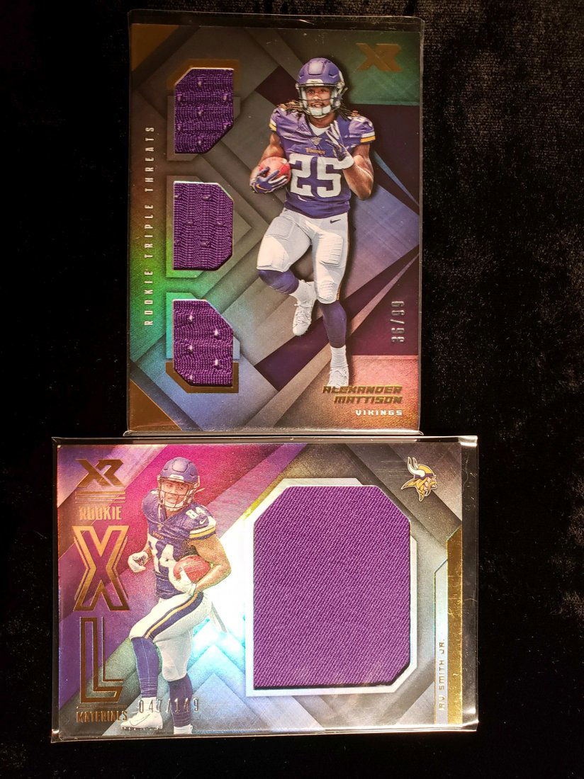 PANINI Xr FOOTBALL MINN. VIKINGS JERSEY CARDS (1 of 1)