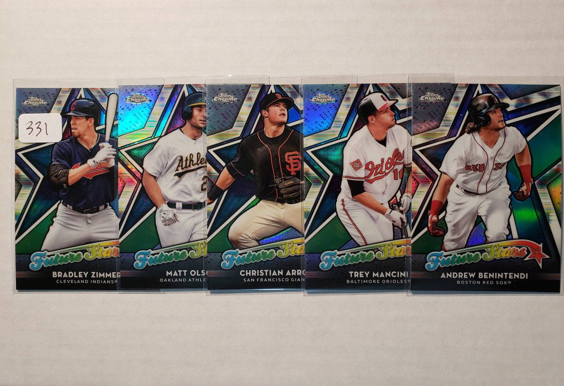 2018 TOPPS CHROME FUTURE STARS REFRACTOR INSERTS (1 of 1)
