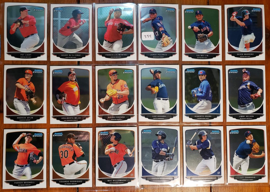 2013 BOWMAN CHROME PROSPECT CARDS (1 of 1)
