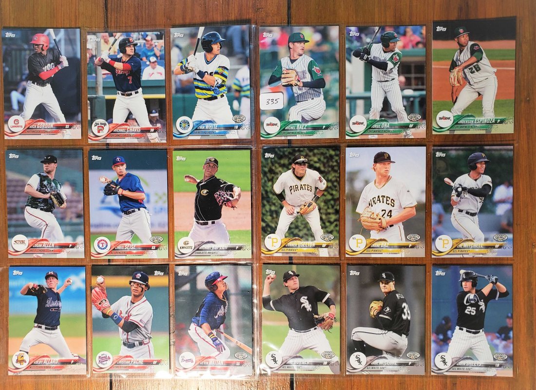 LOT OF 18 TOPPS 2019 PRO DEBUT PROSPECTS CARDS (1 of 1)