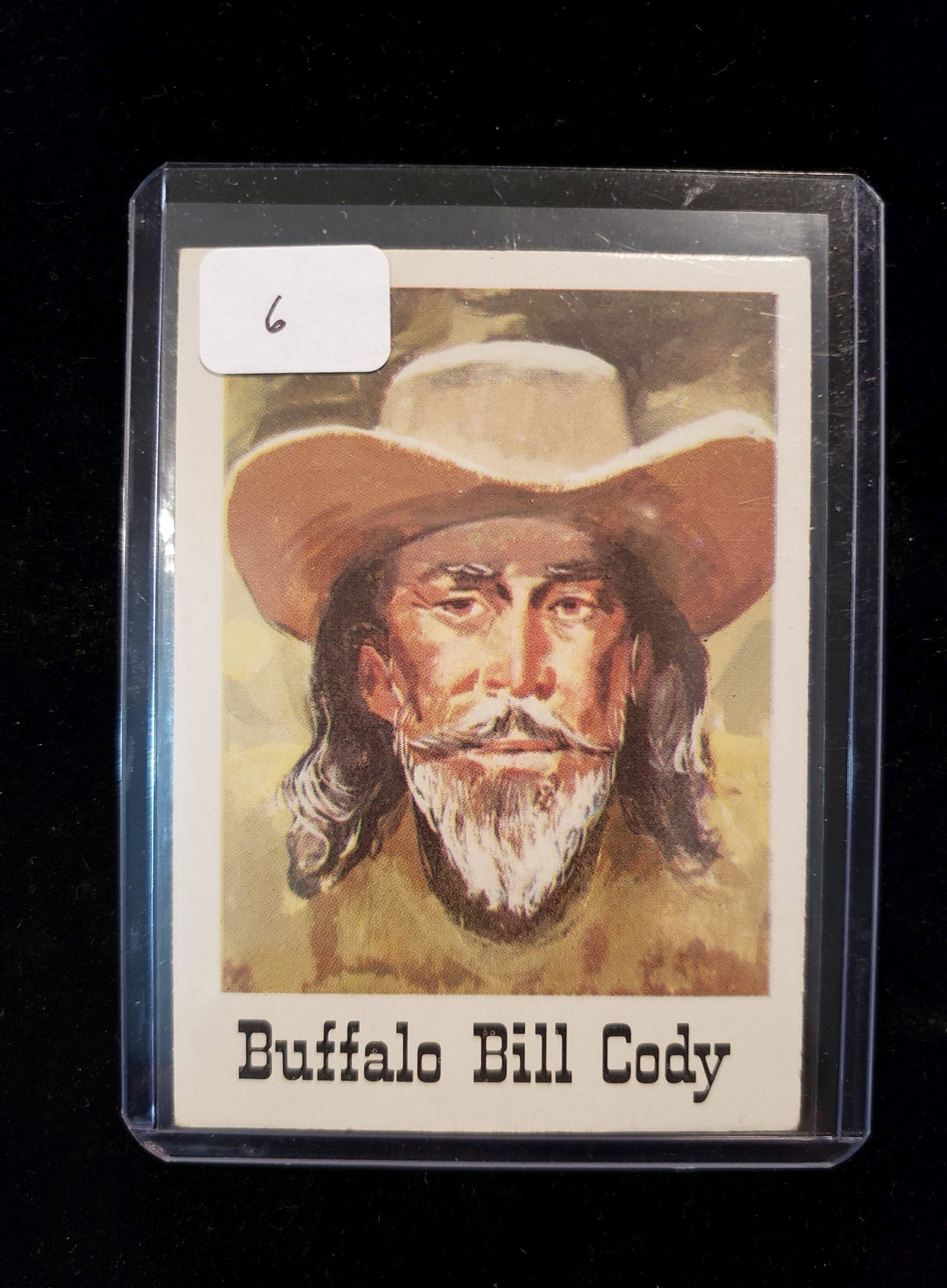 1966 LEAF GOOD BUYS AND BAD GUYS GUM CARD: BUFFALO BILL CODY CARD NO.71 NEAR MINT